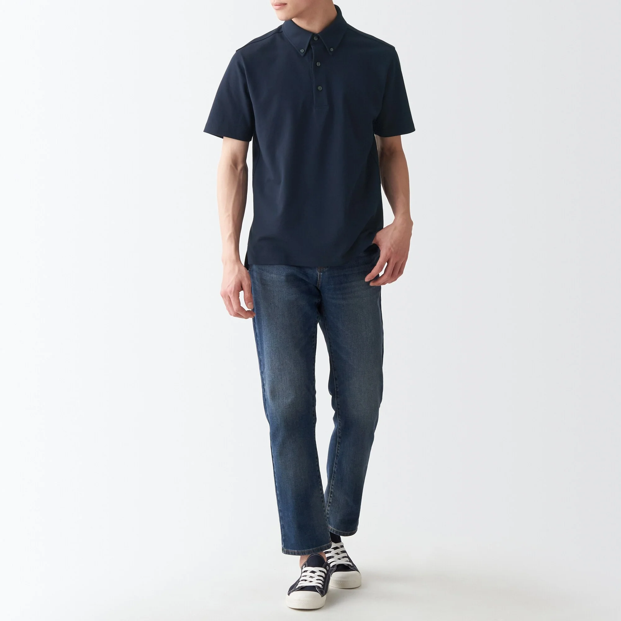 Men's High Twist Pique Polo Shirt - Image 31