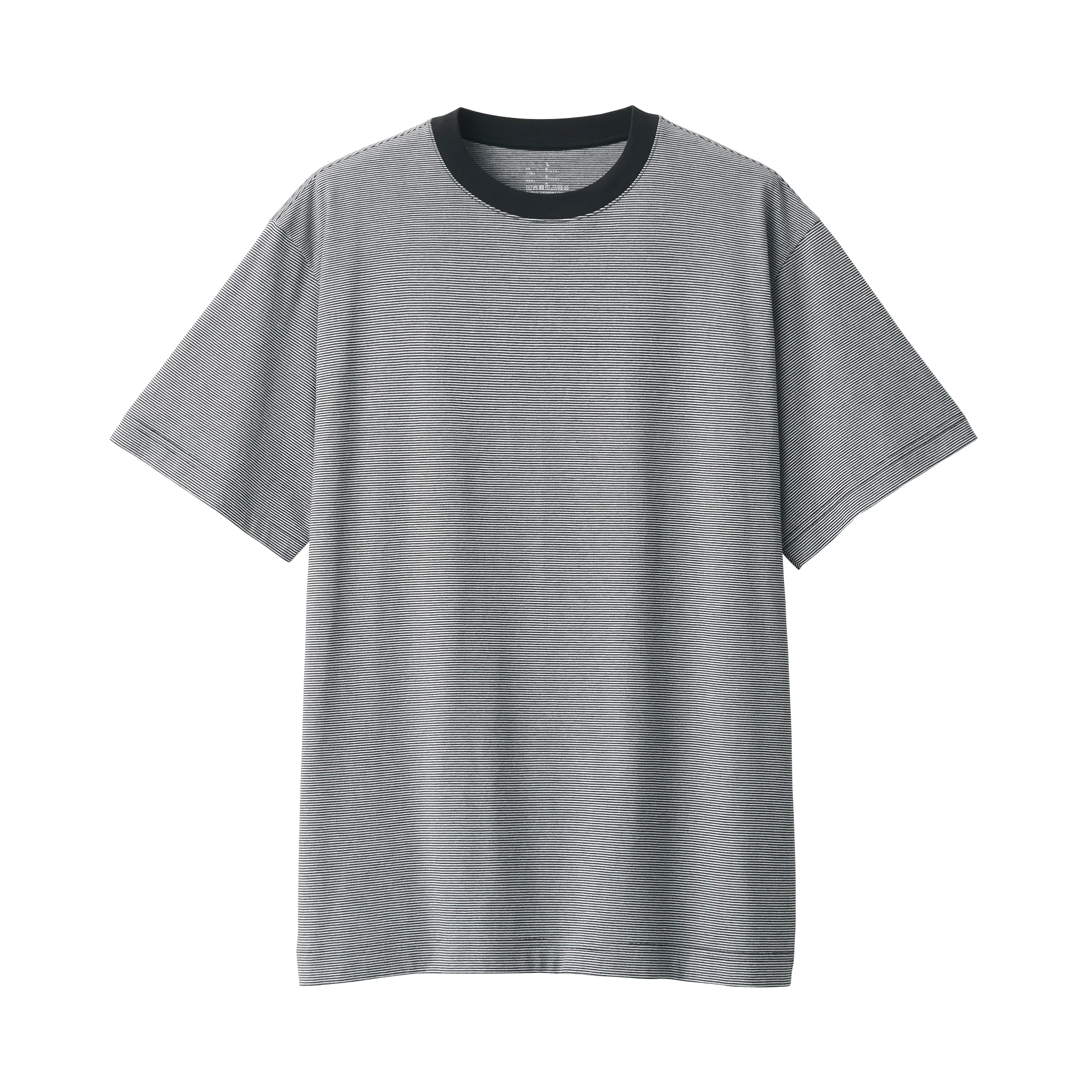 Men's Jersey Crew Neck Short Sleeve Striped T-Shirt - Image 9