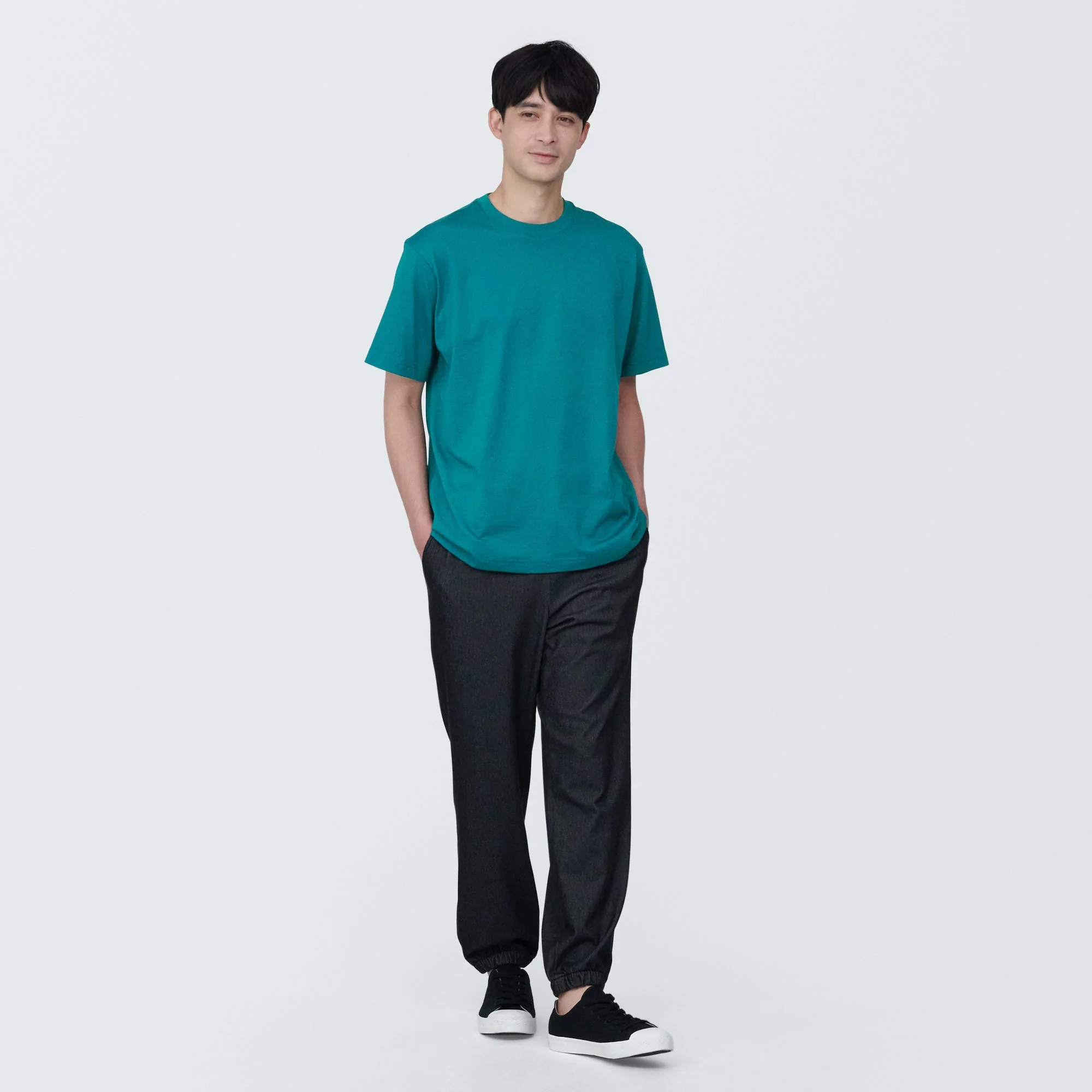Men's Jersey Crewneck Short Sleeve T-Shirt - Image 32