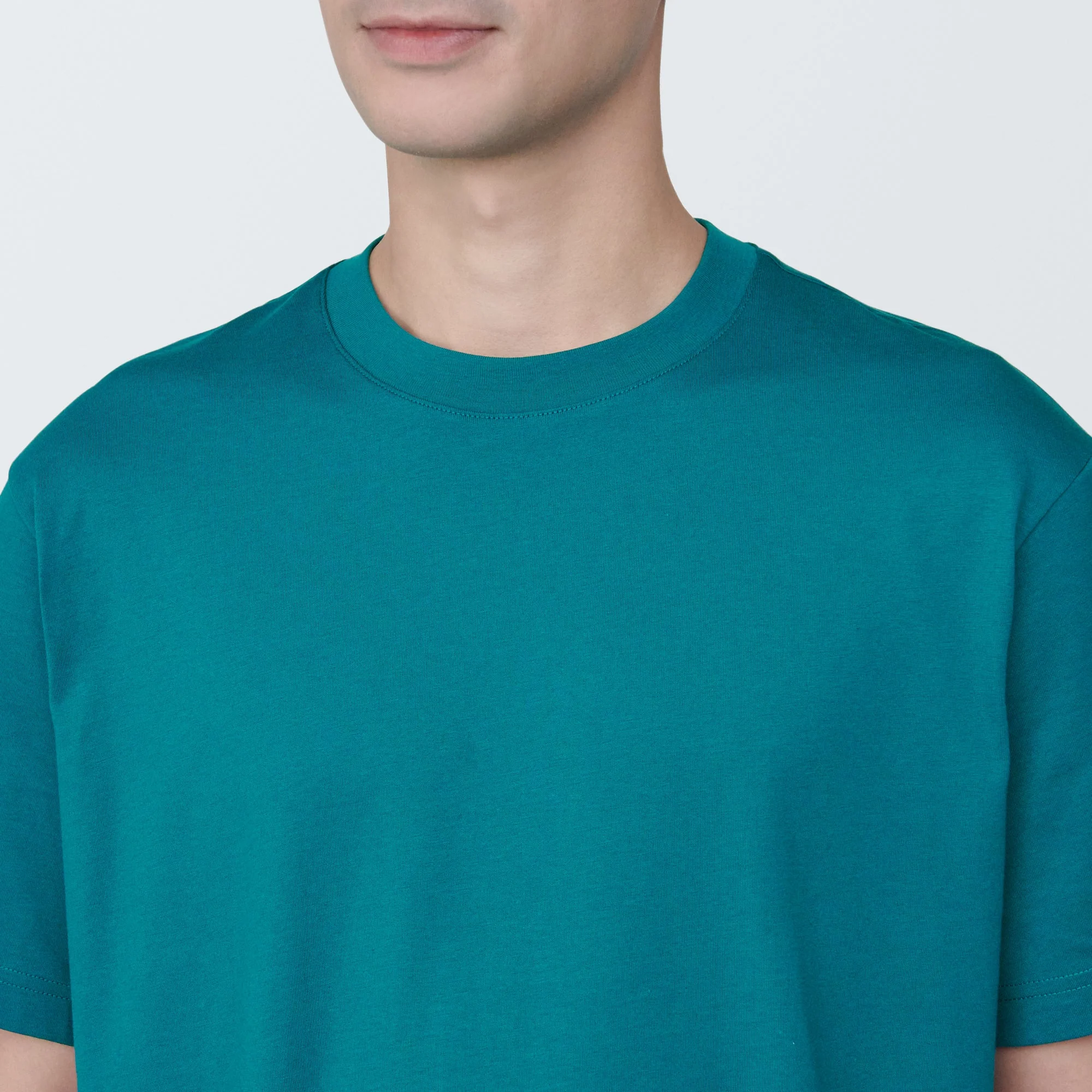 Men's Jersey Crewneck Short Sleeve T-Shirt - Image 35
