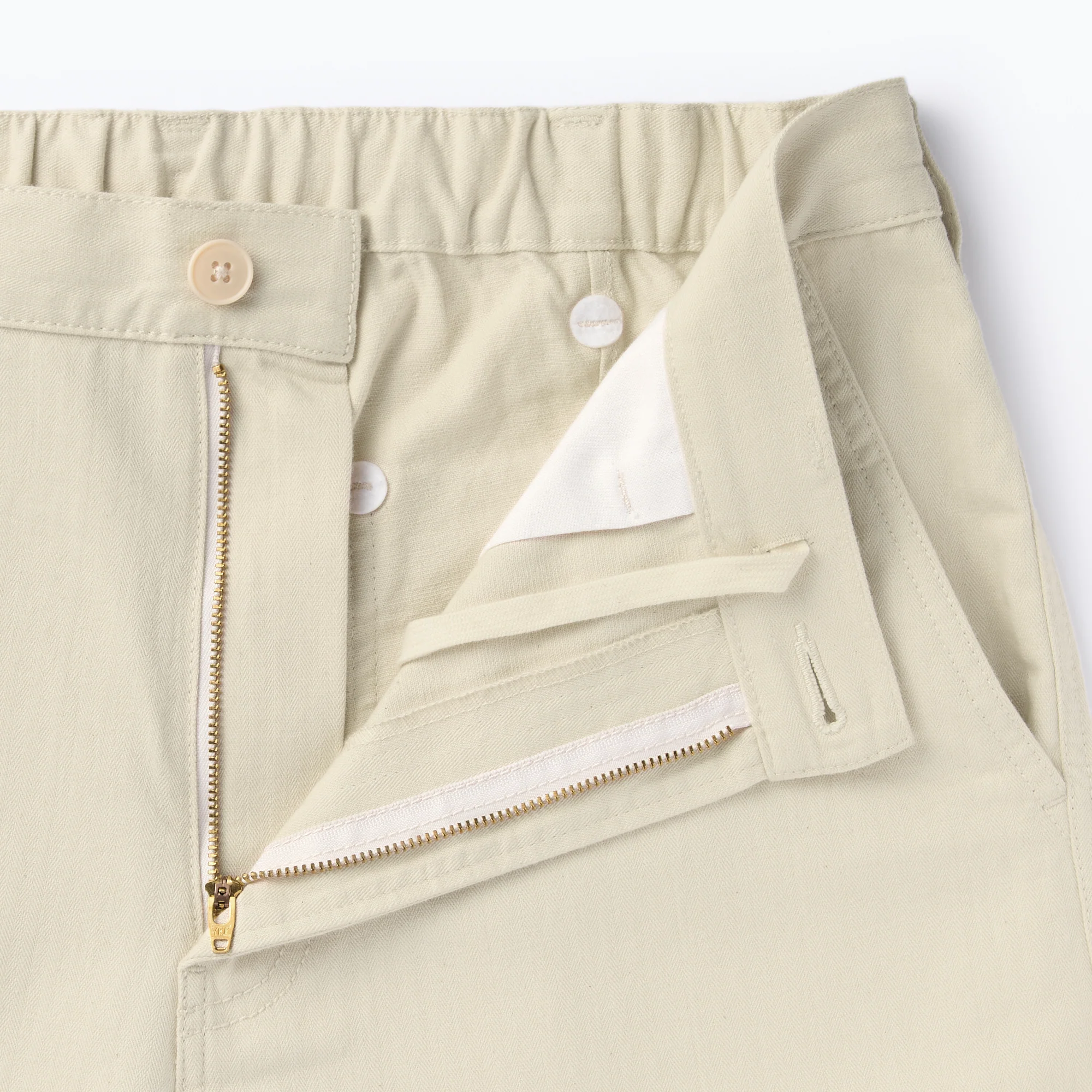 Men's Kapok Blend Herringbone Wide Pants - Image 9