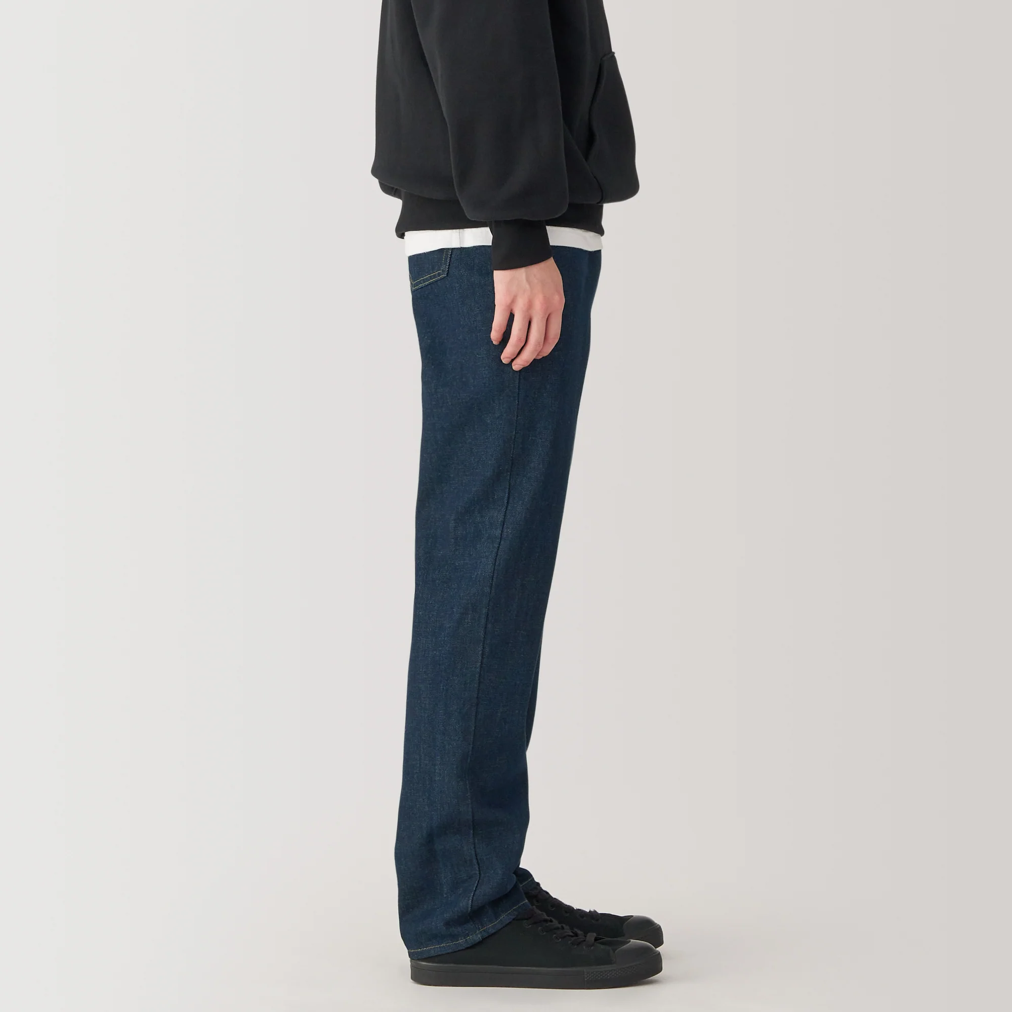 Men's Kapok Blend Straight Denim Trousers - Image 14