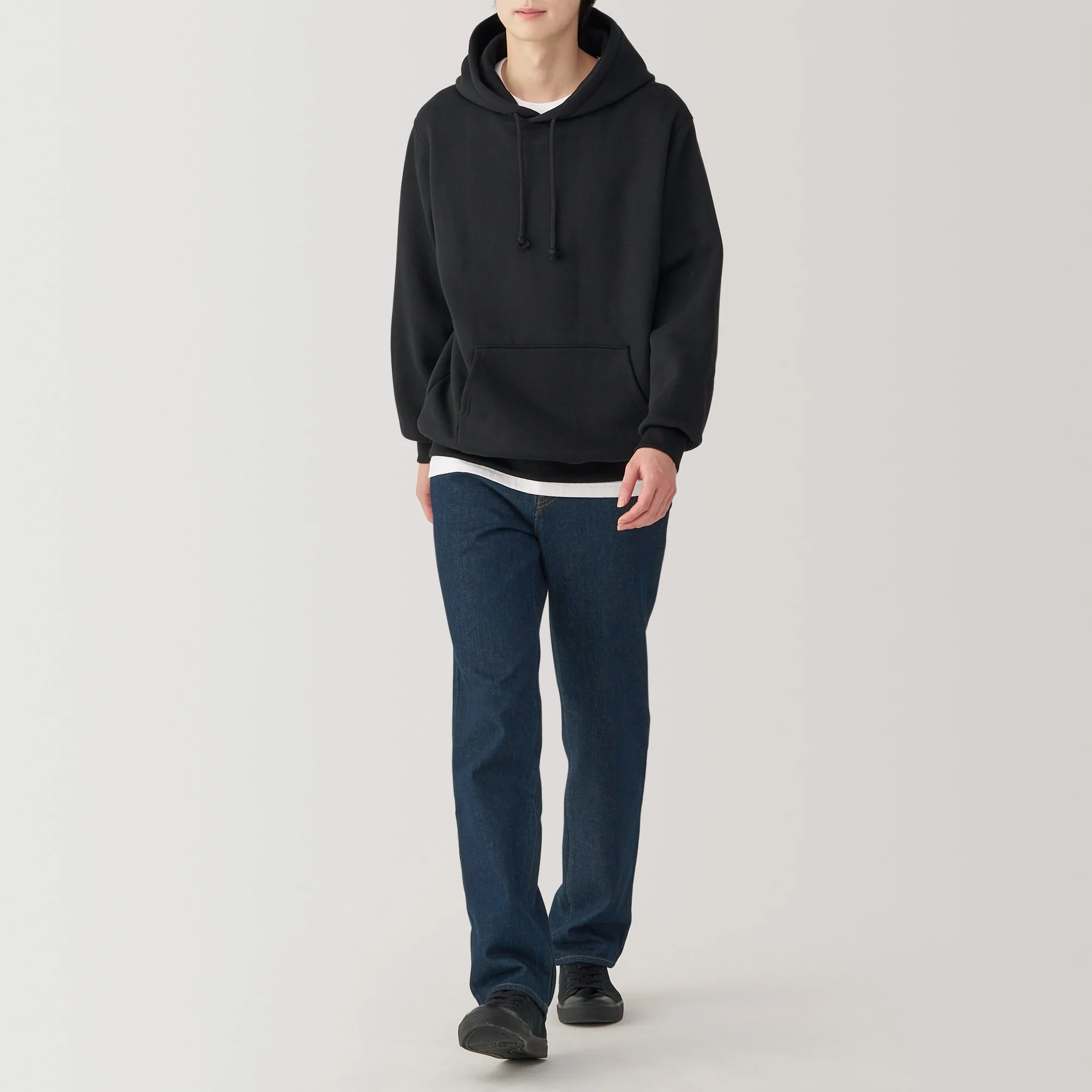 Kapok Blend Straight Denim Trousers - Image 3