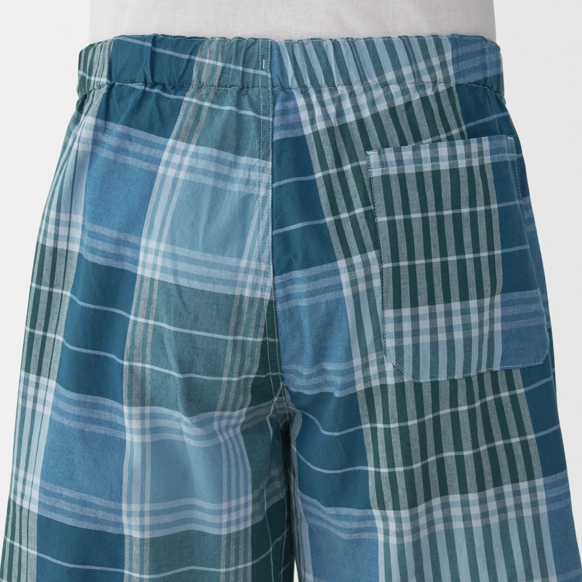 Men's Madras Check Button Easy Shorts - Image 17