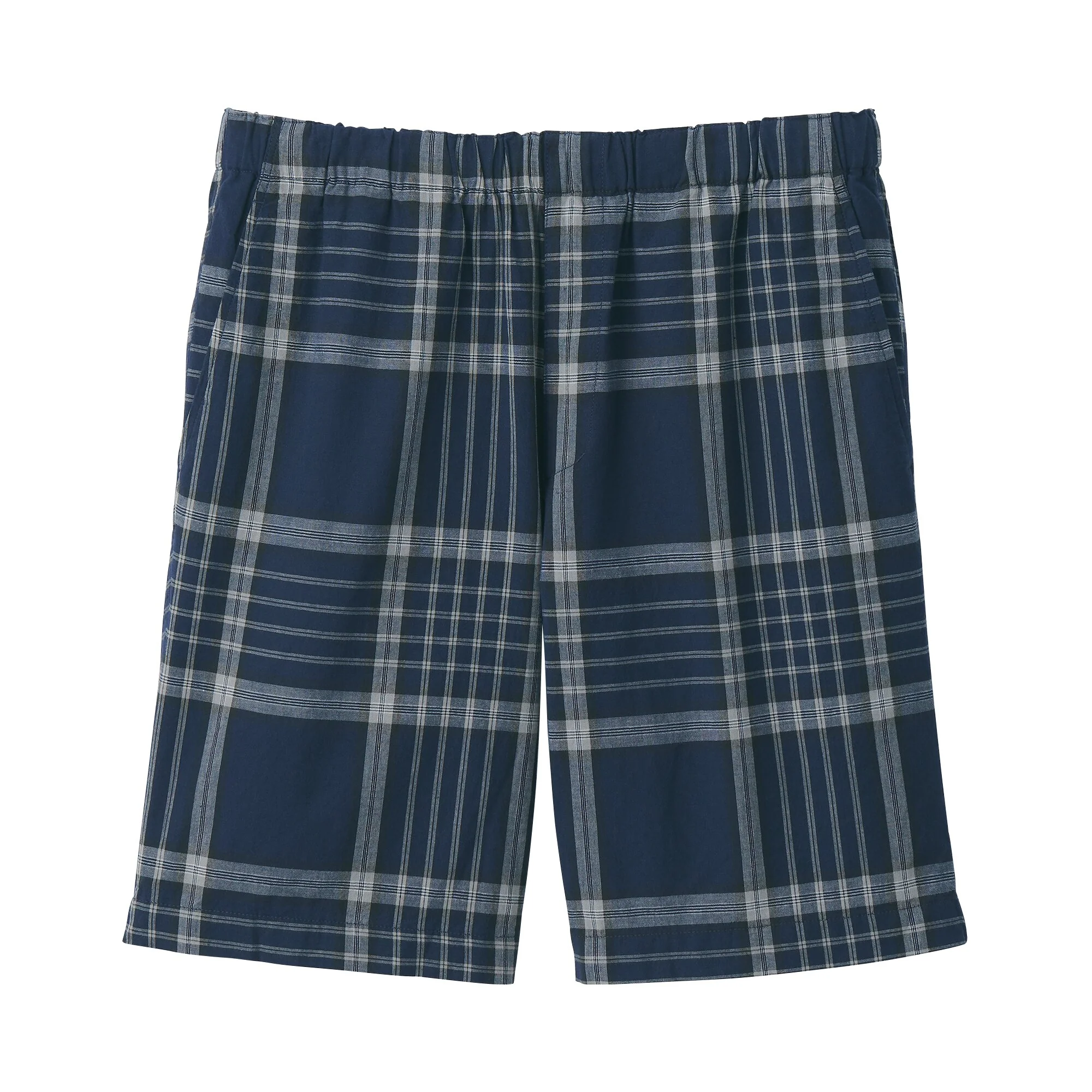 Men's Madras Check Button Easy Shorts - Image 20