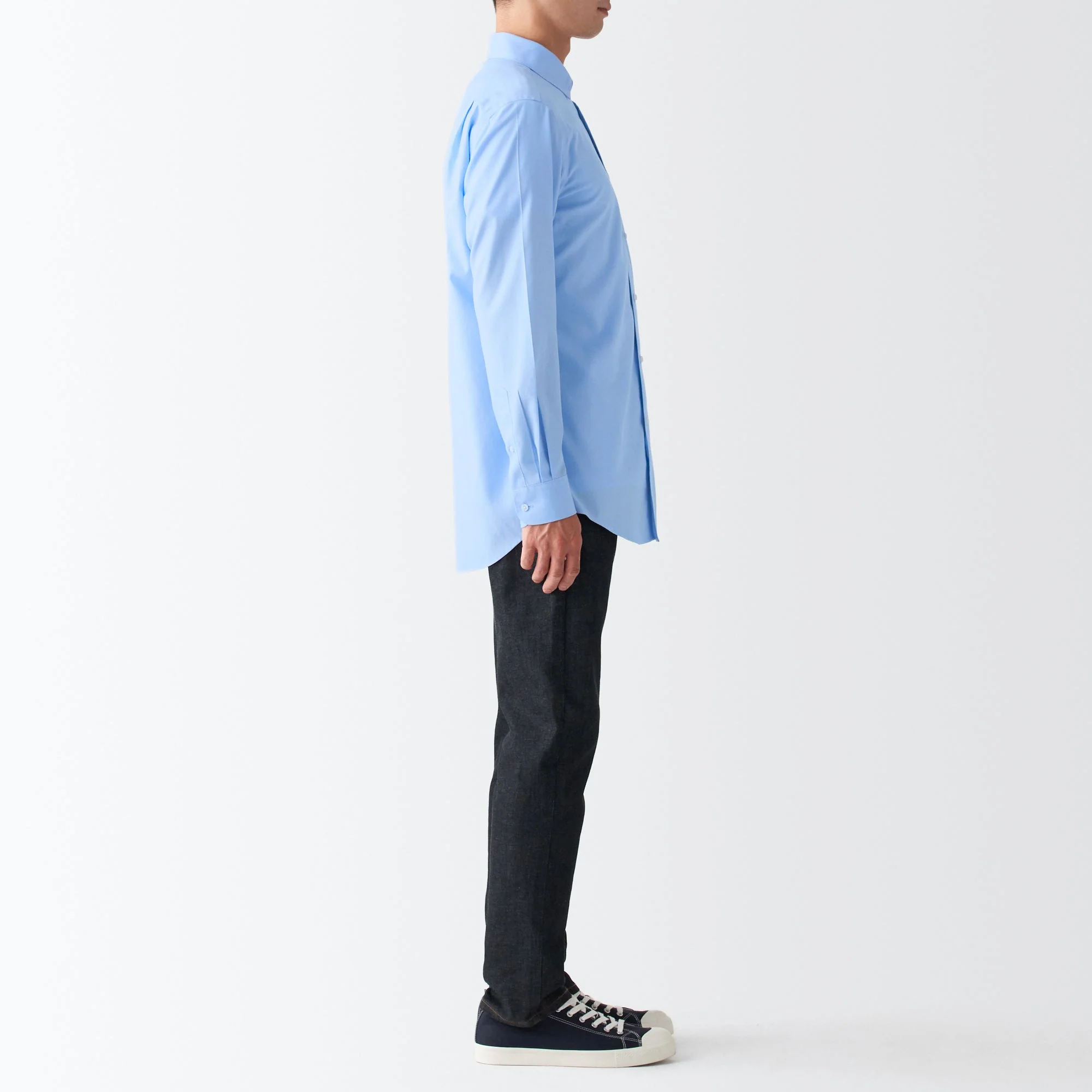 Men's Non-Iron Semi Wide Collar Shirt - Image 11