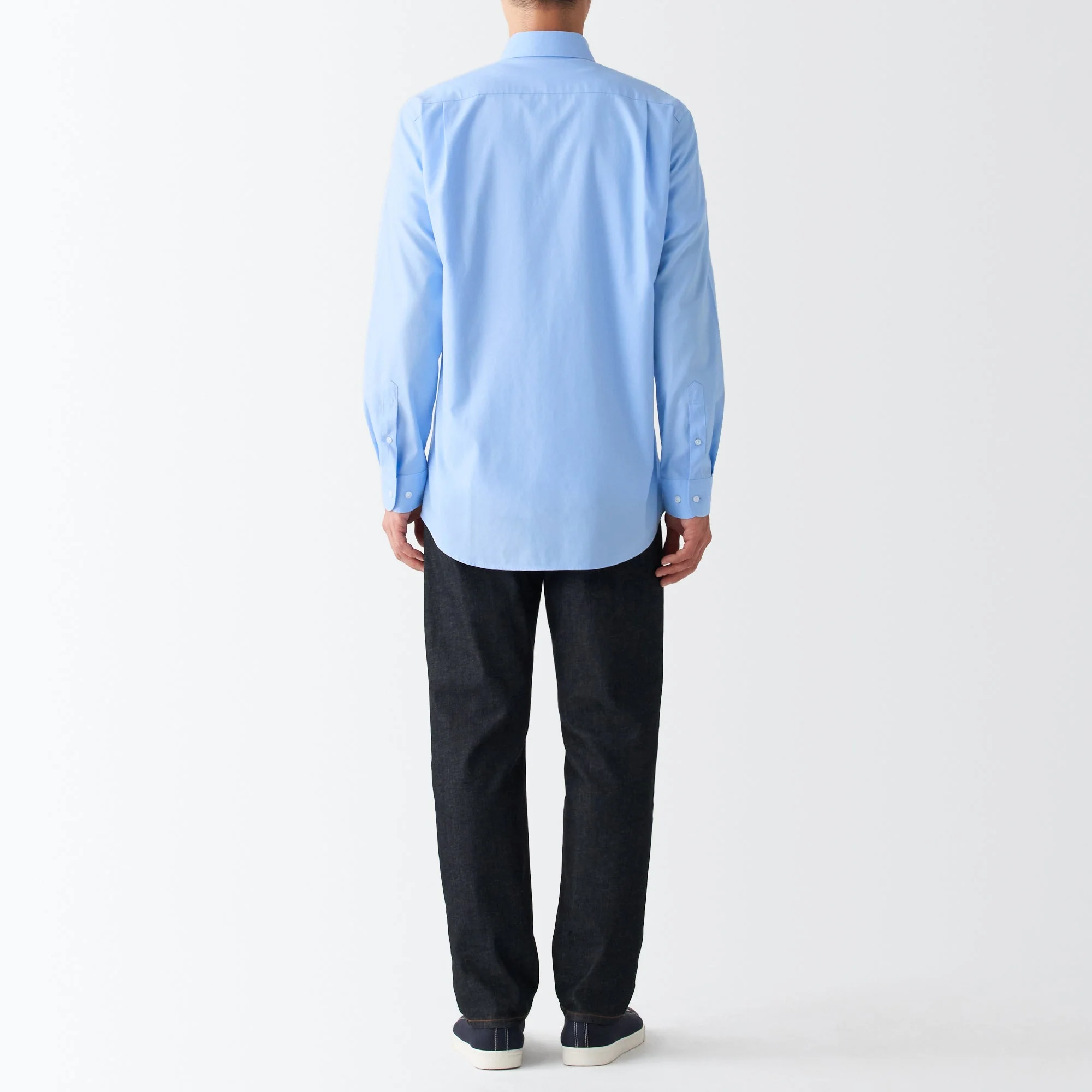 Men's Non-Iron Semi Wide Collar Shirt - Image 12