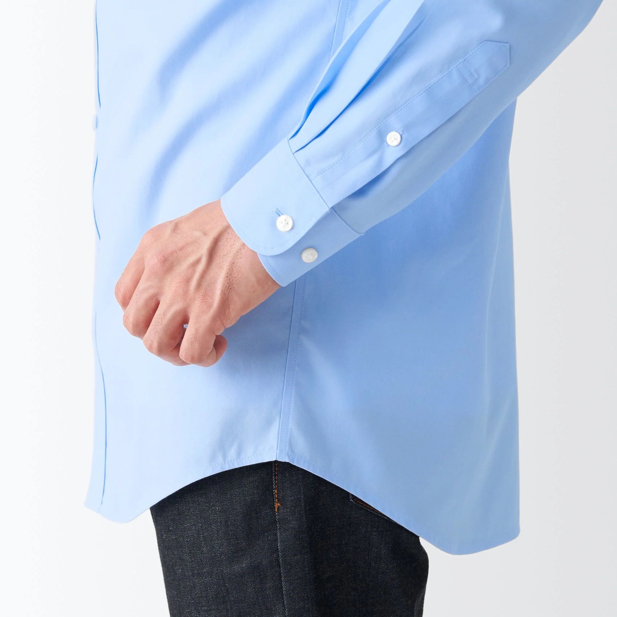 Men's Non-Iron Semi Wide Collar Shirt - Image 16