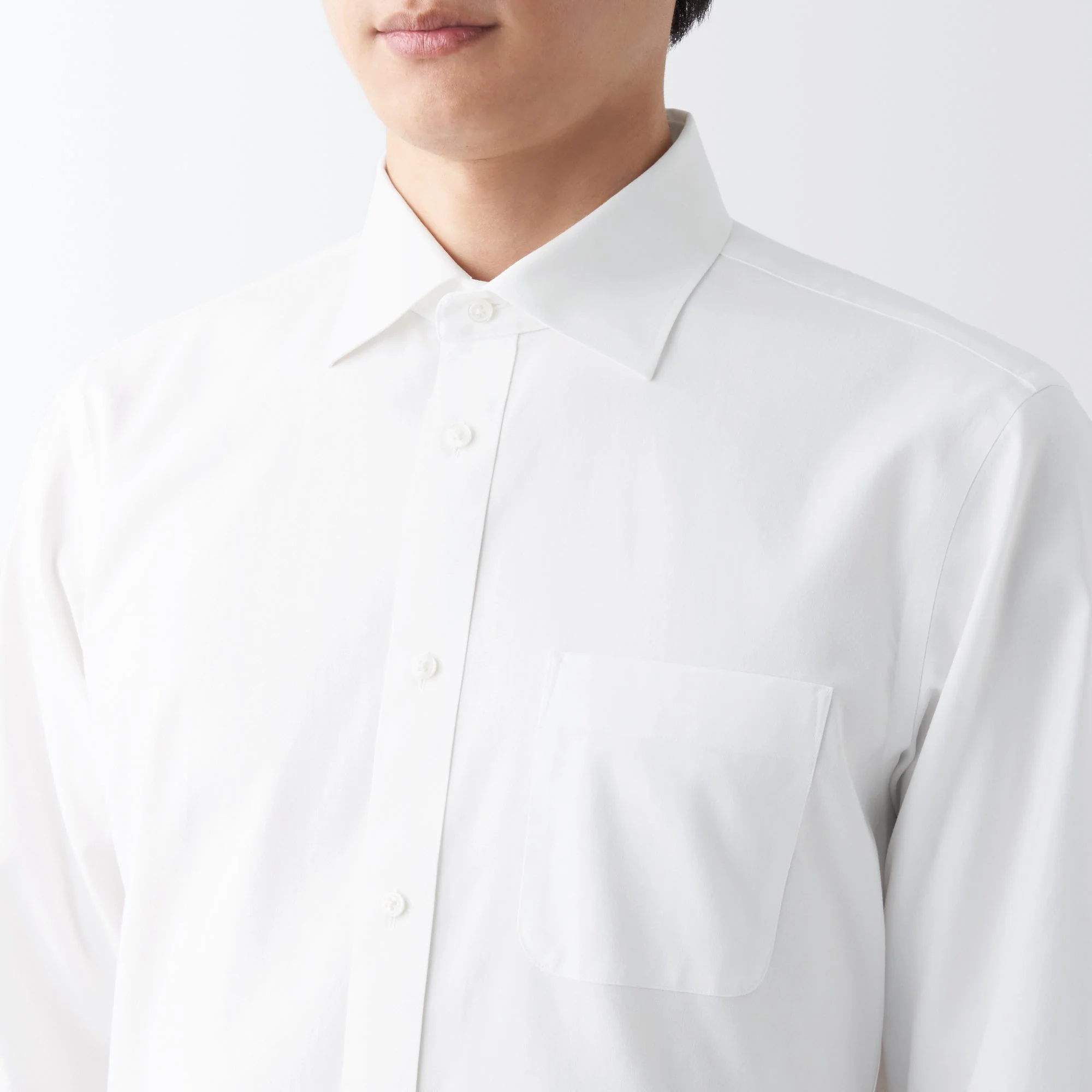 Men's Non-Iron Semi Wide Collar Shirt - Image 36