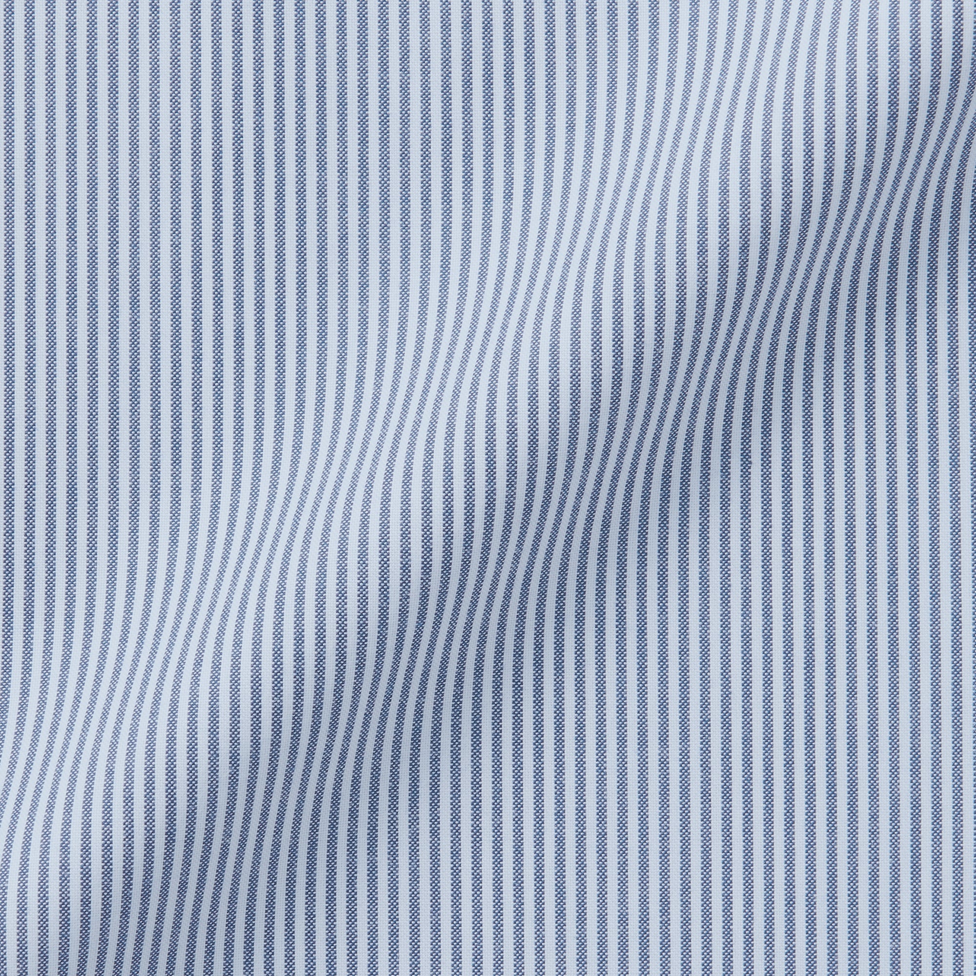 Men's Non-Iron Semi Wide Collar Striped Shirt - Image 9