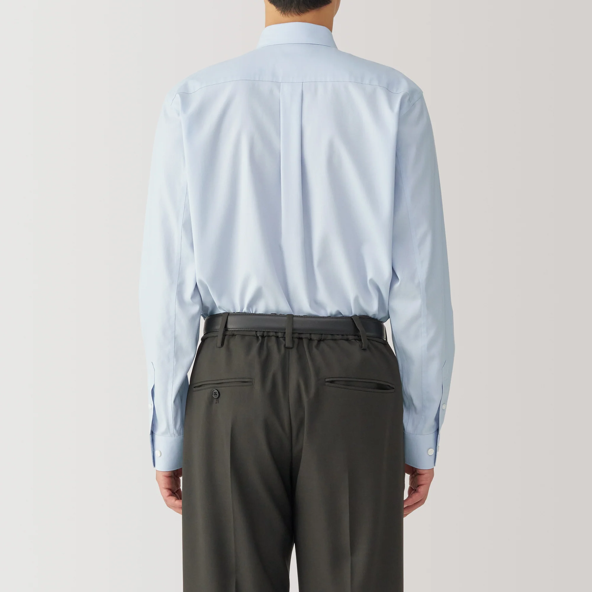 Men's Non-Iron Semi Wide Collar Shirt - Image 30