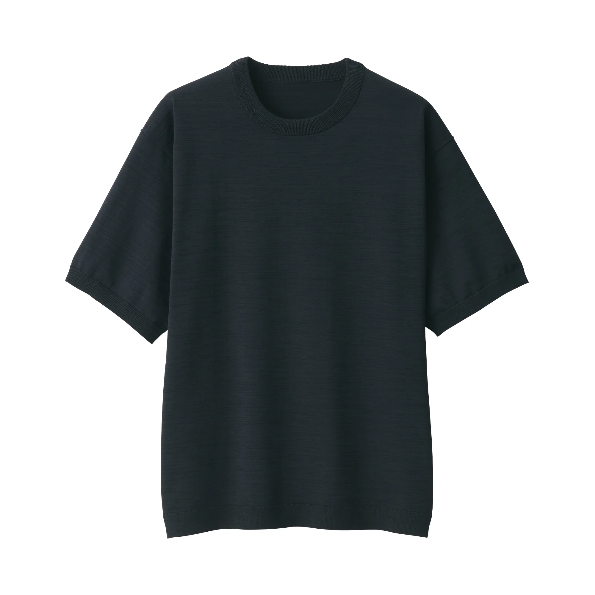Men's Quick Dry Crew Neck Short Sleeve Knit T-Shirt - Image 24