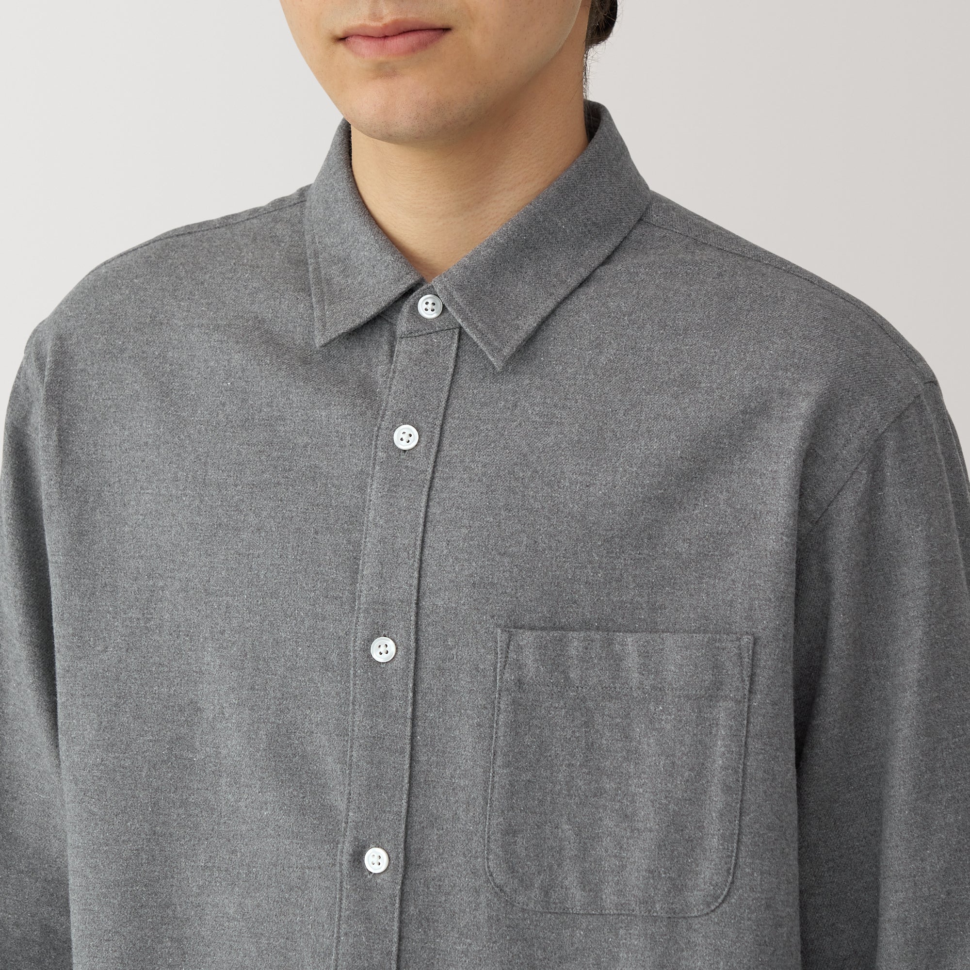 Men's Reclaimed Cotton Blend Flannel Shirt - Image 7