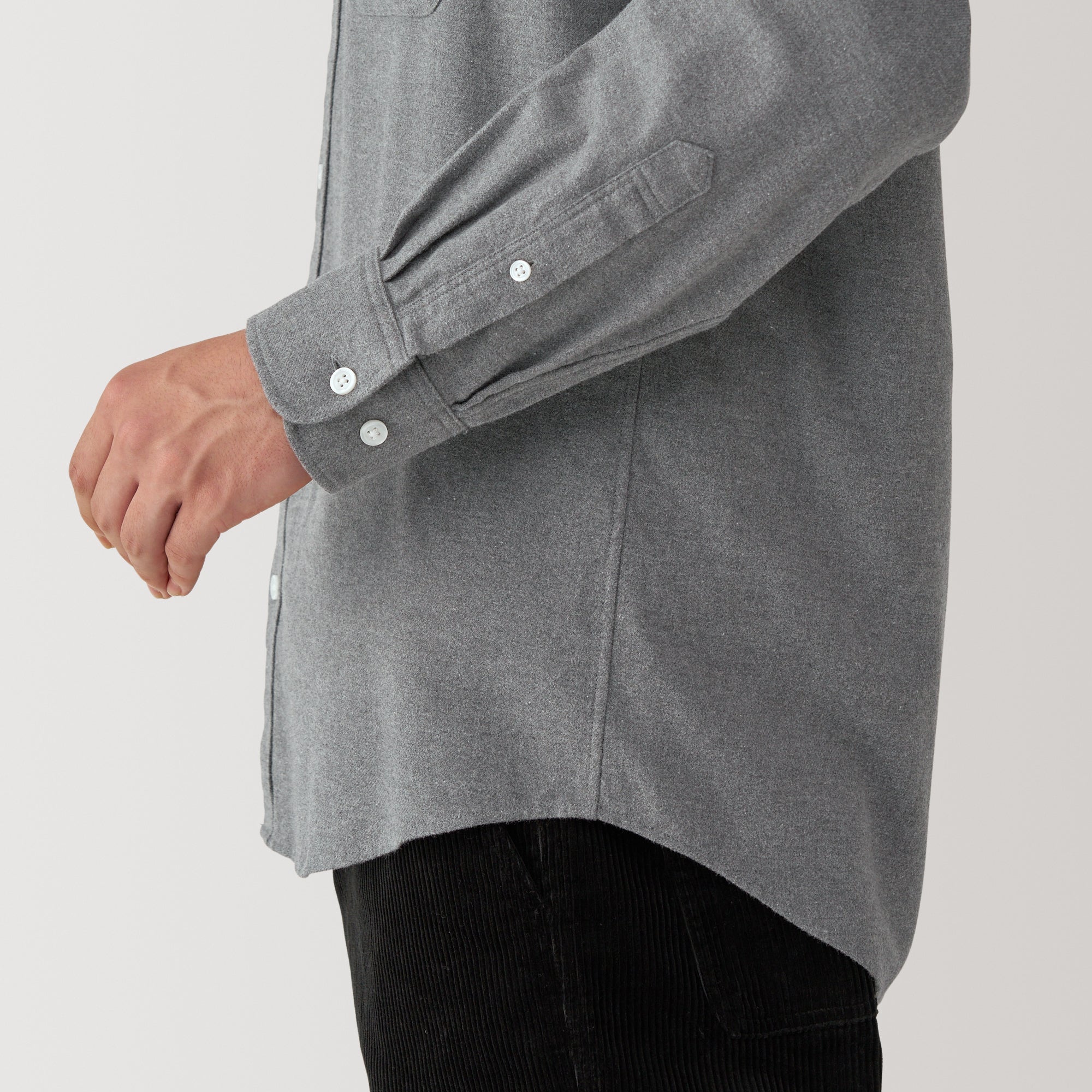 Men's Reclaimed Cotton Blend Flannel Shirt - Image 8