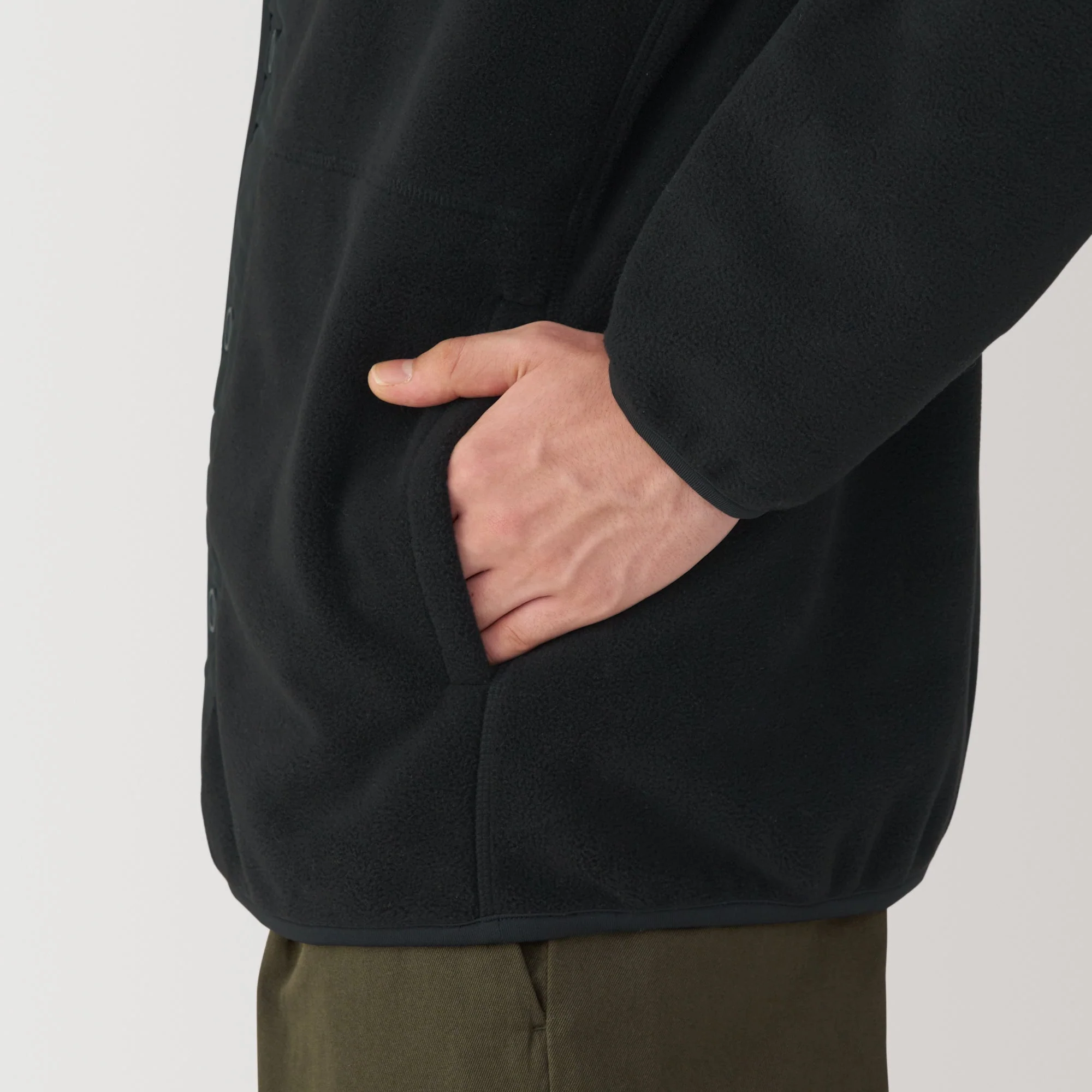 Men's Recyclable Fleece Cardigan - Image 16