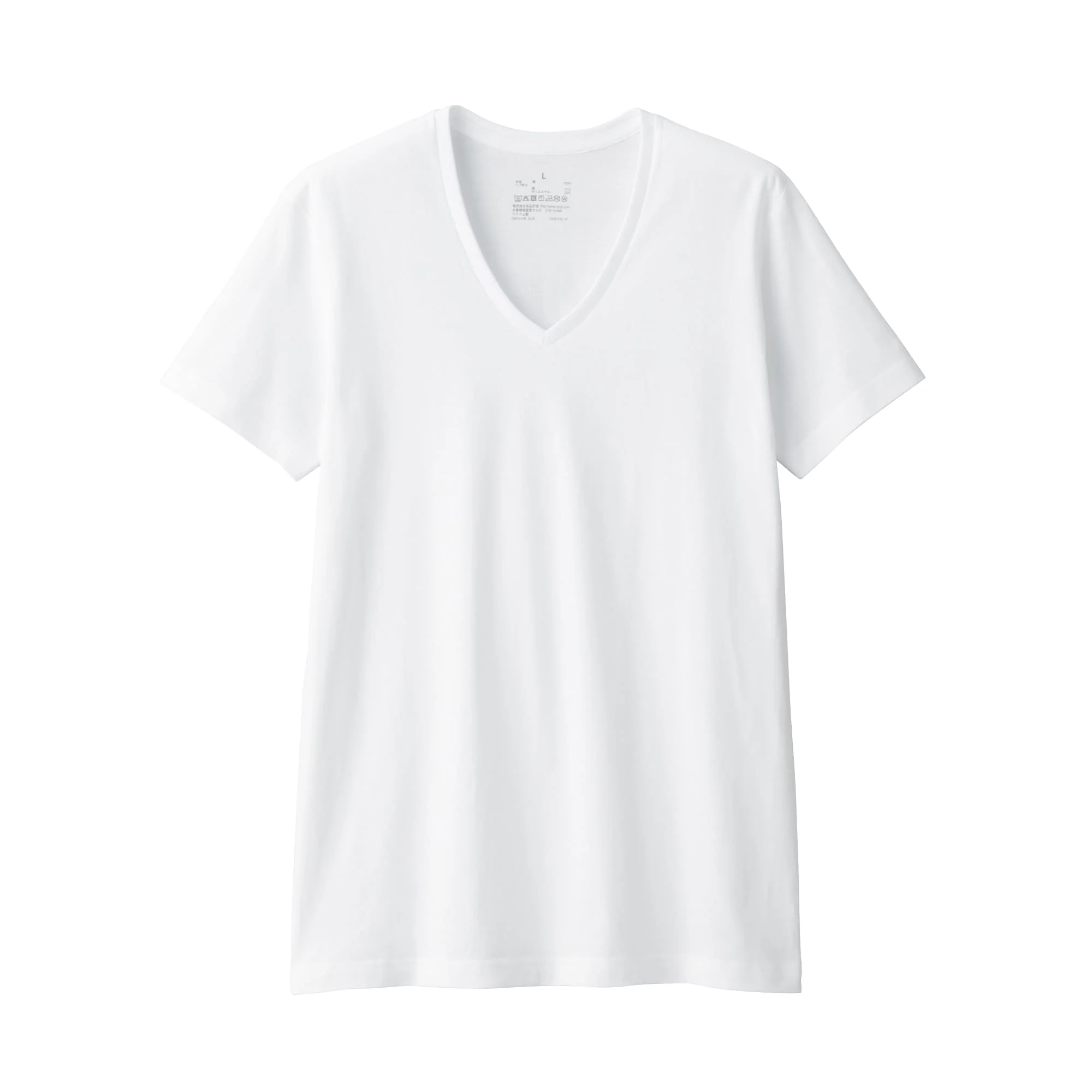 Side Seamless Jersey V-Neck T-Shirt - Image 2