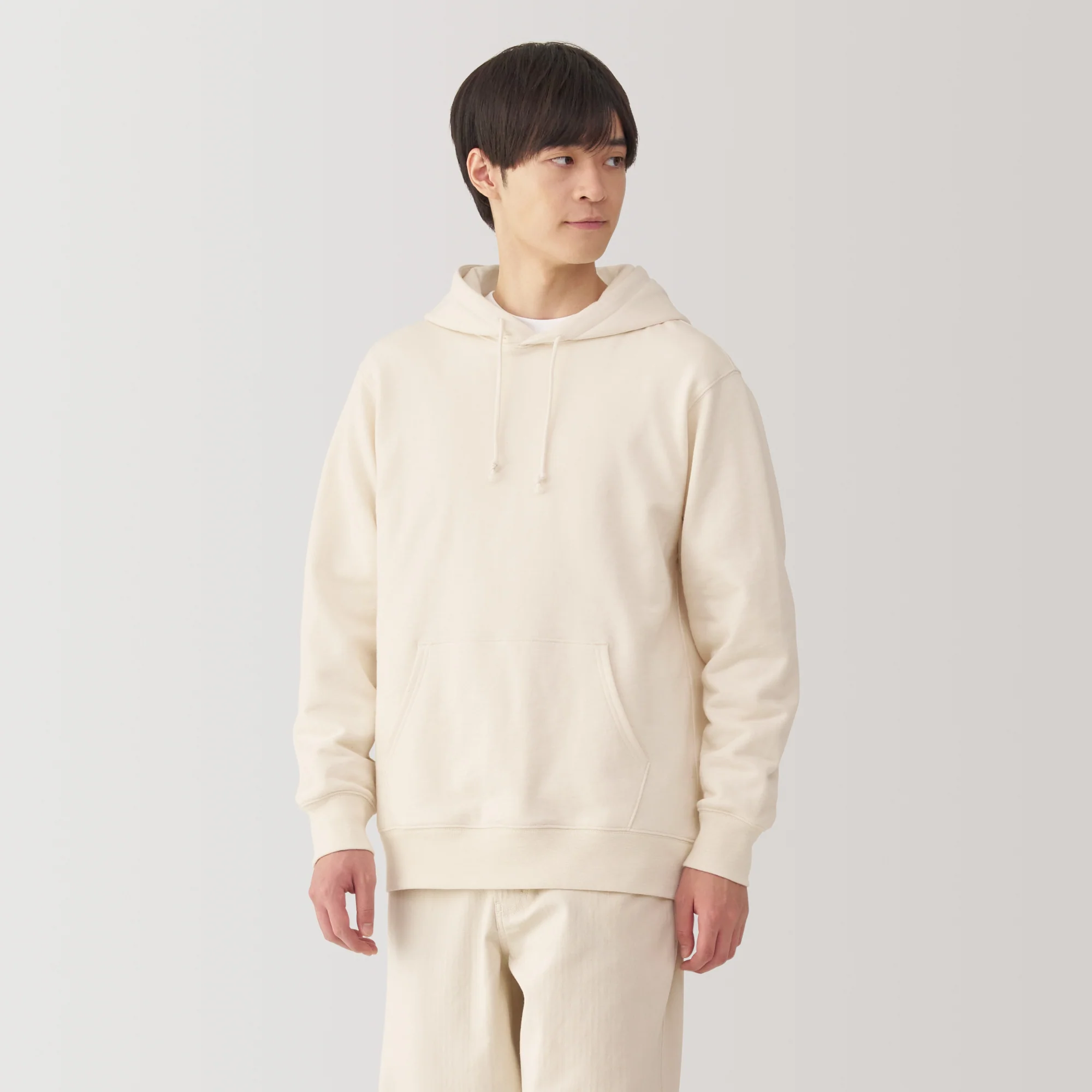 Men's Slub Jersey Pullover Hoodie - Image 3