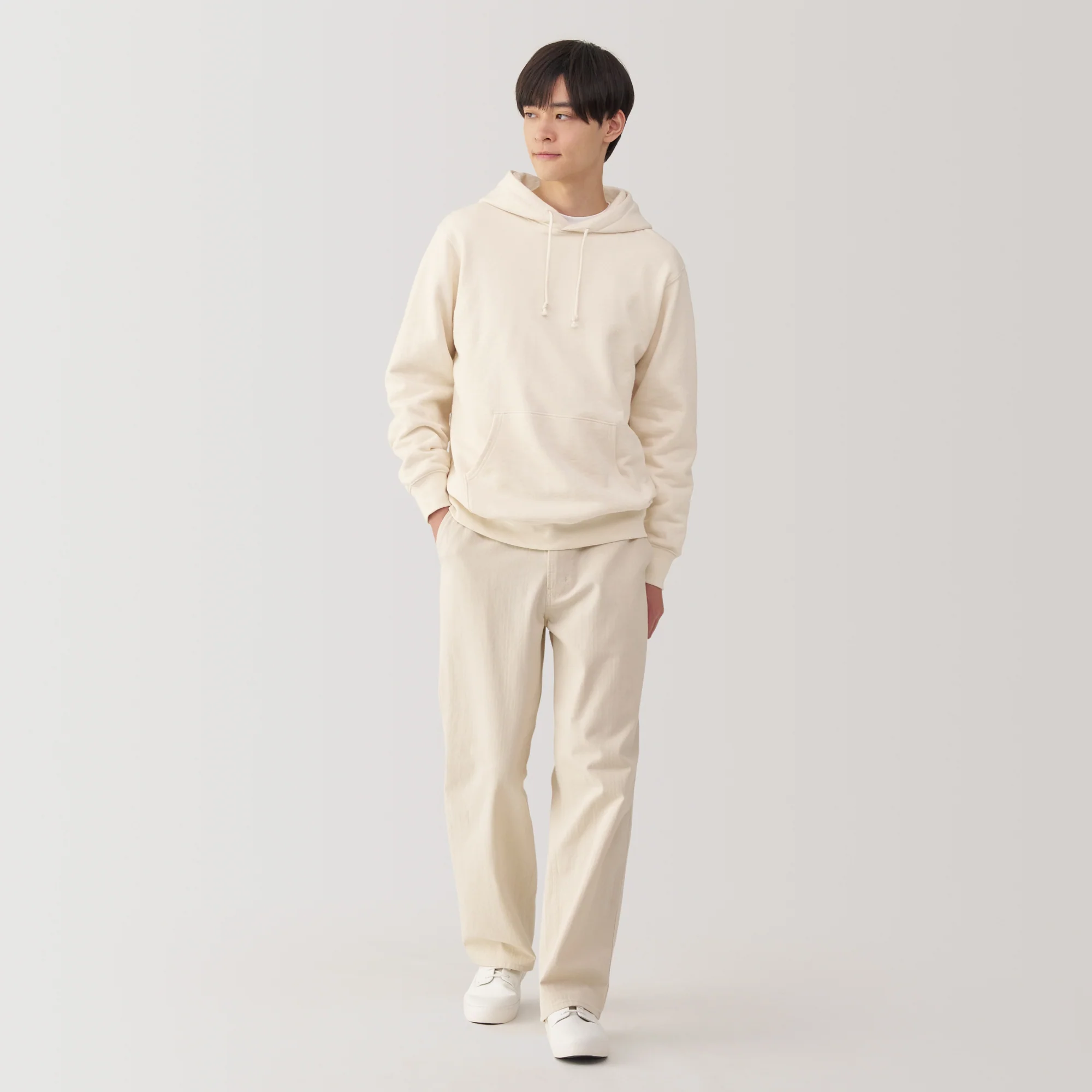 Men's Slub Jersey Pullover Hoodie - Image 4