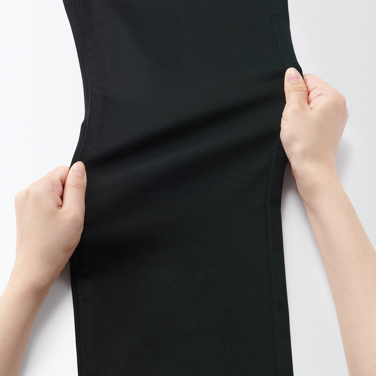 Men's Stretch Denim Slim Pants Black (L 30inch / 76cm) - Image 11