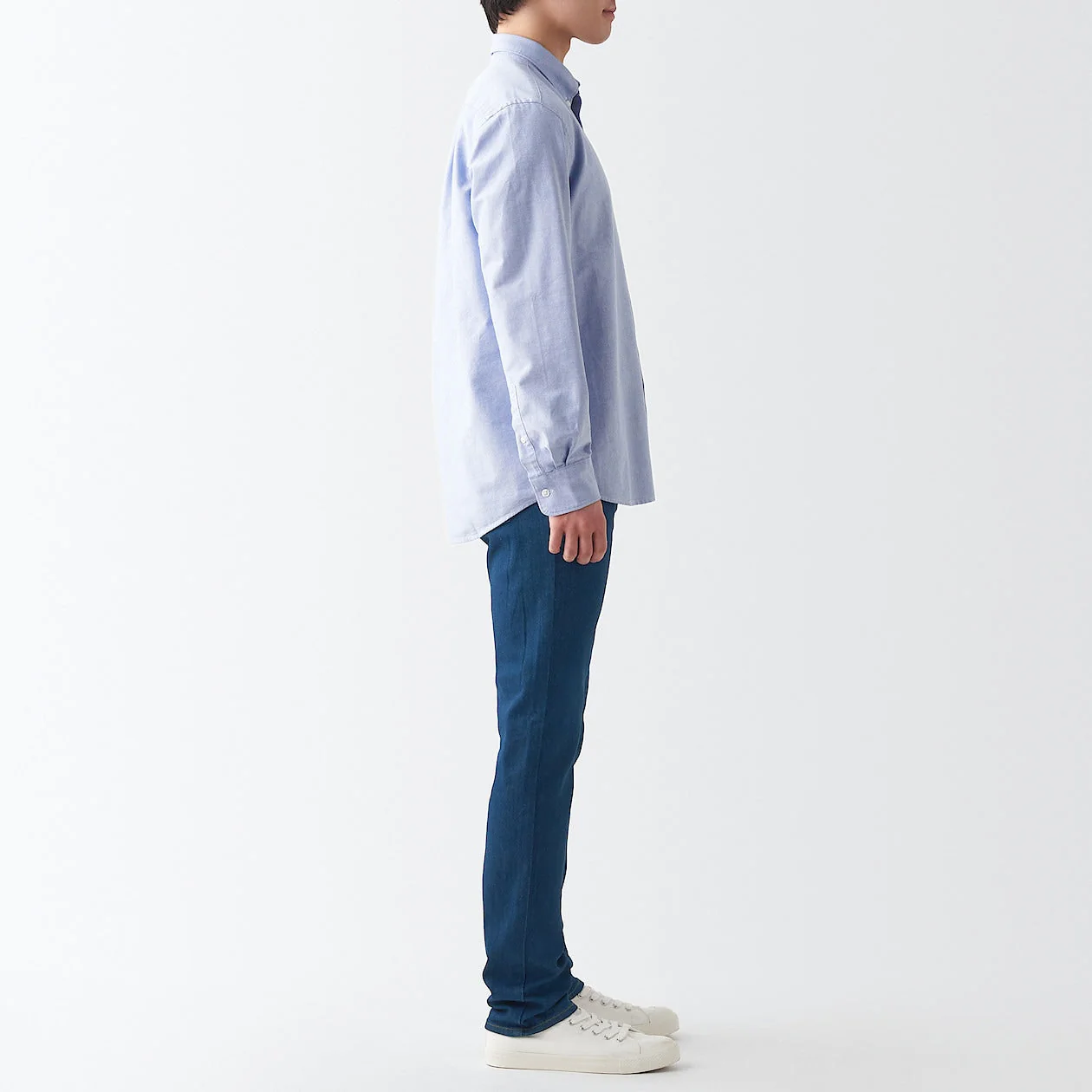 Men's Stretch Denim Slim Pants Blue (L30") - Image 5