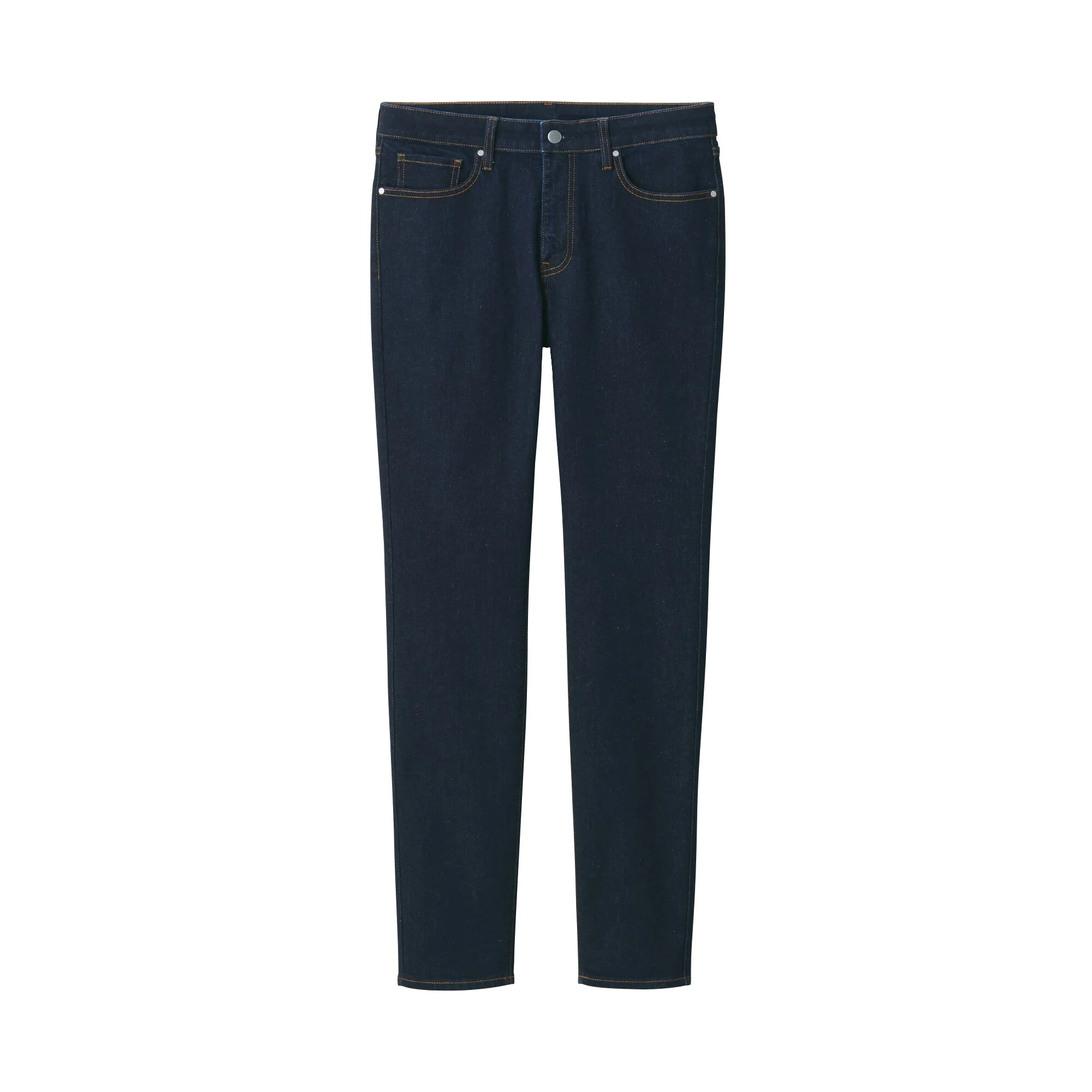 Men's Super Stretch Denim Skinny Pants Dark Navy (L32") - Image 2