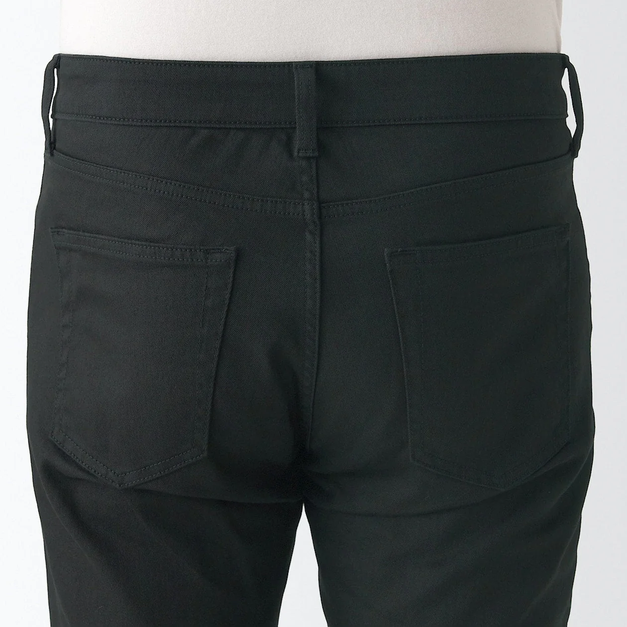 Men's Super Stretch Denim Skinny Pants Black (L 30inch / 76cm) - Image 8