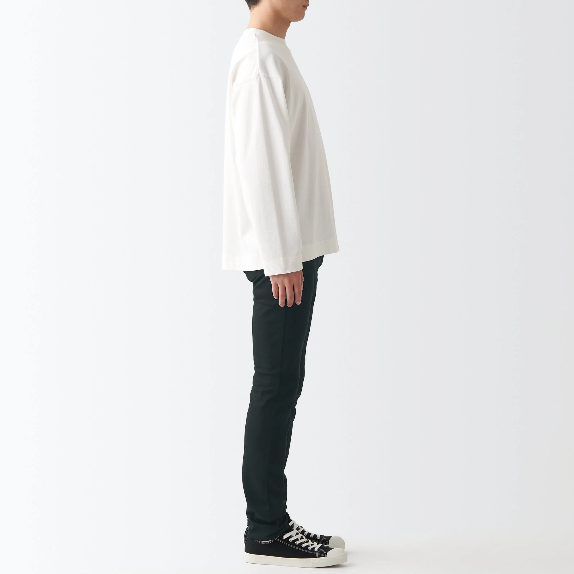 Men's Super Stretch Denim Skinny Pants Black (L32") - Image 5