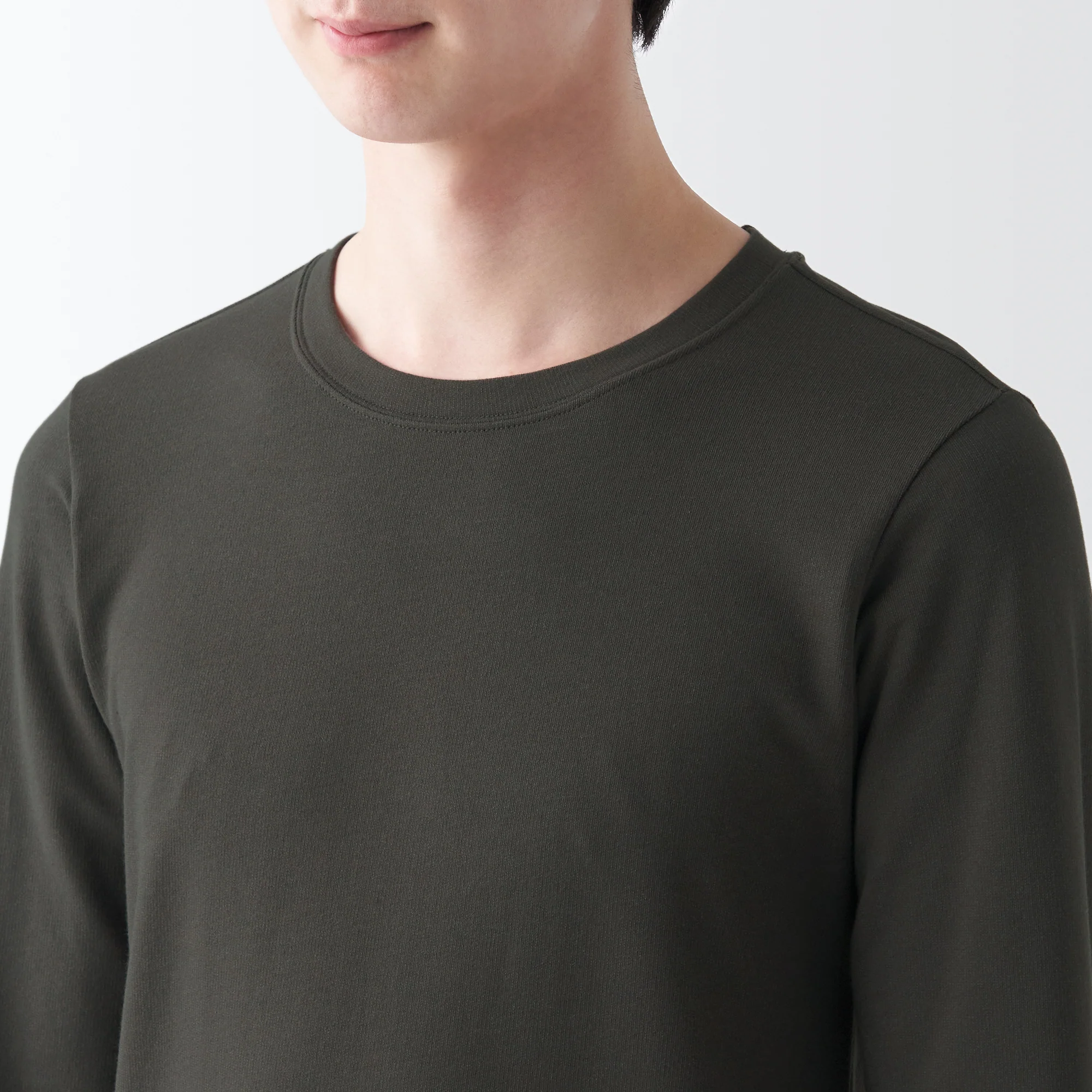 Men's Warm Cotton Crew Neck Long Sleeve T-Shirt - Image 28