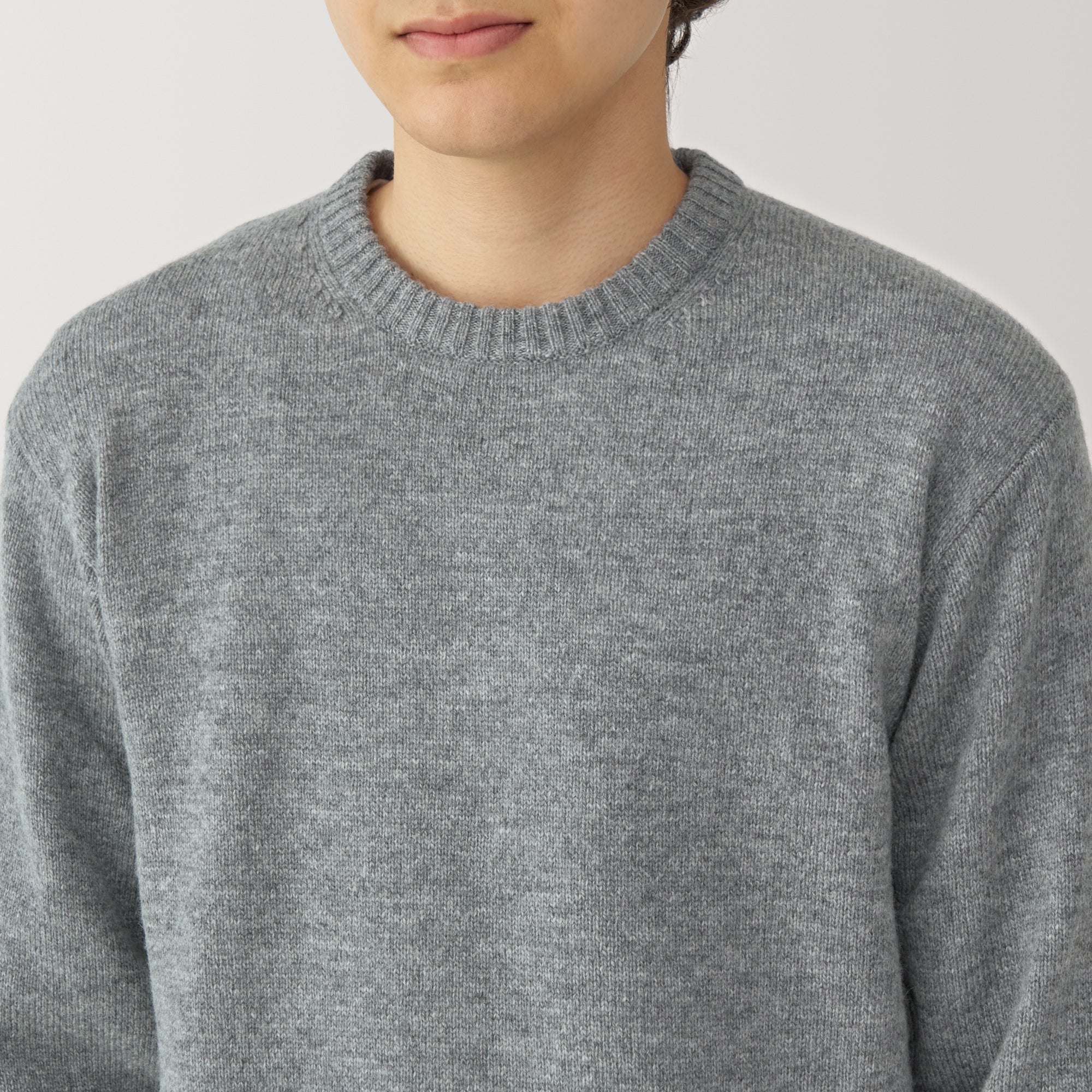 Men's Washable Mid-Gauge Crewneck Sweater - Image 14