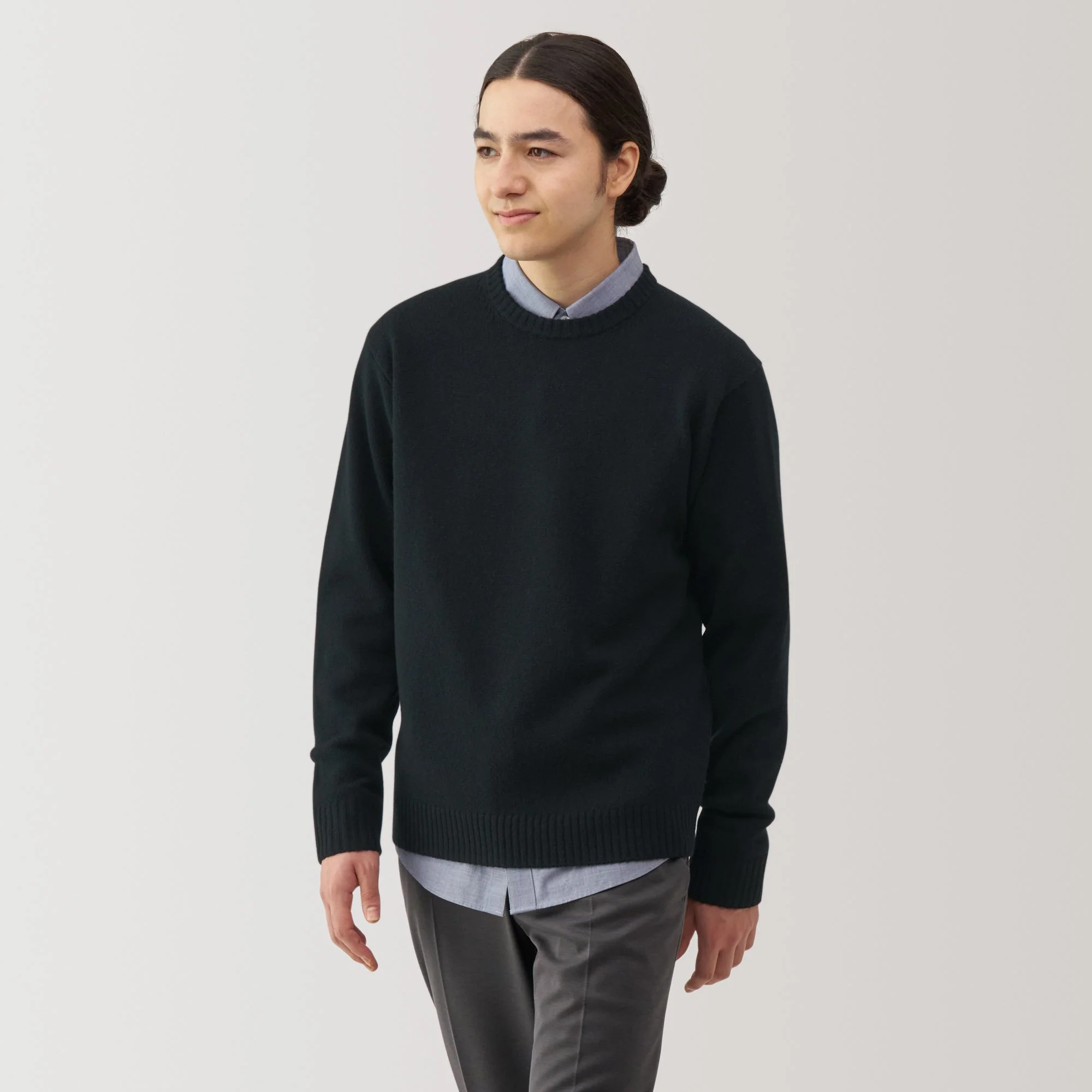 Men's Washable Mid-Gauge Crewneck Sweater - Image 24