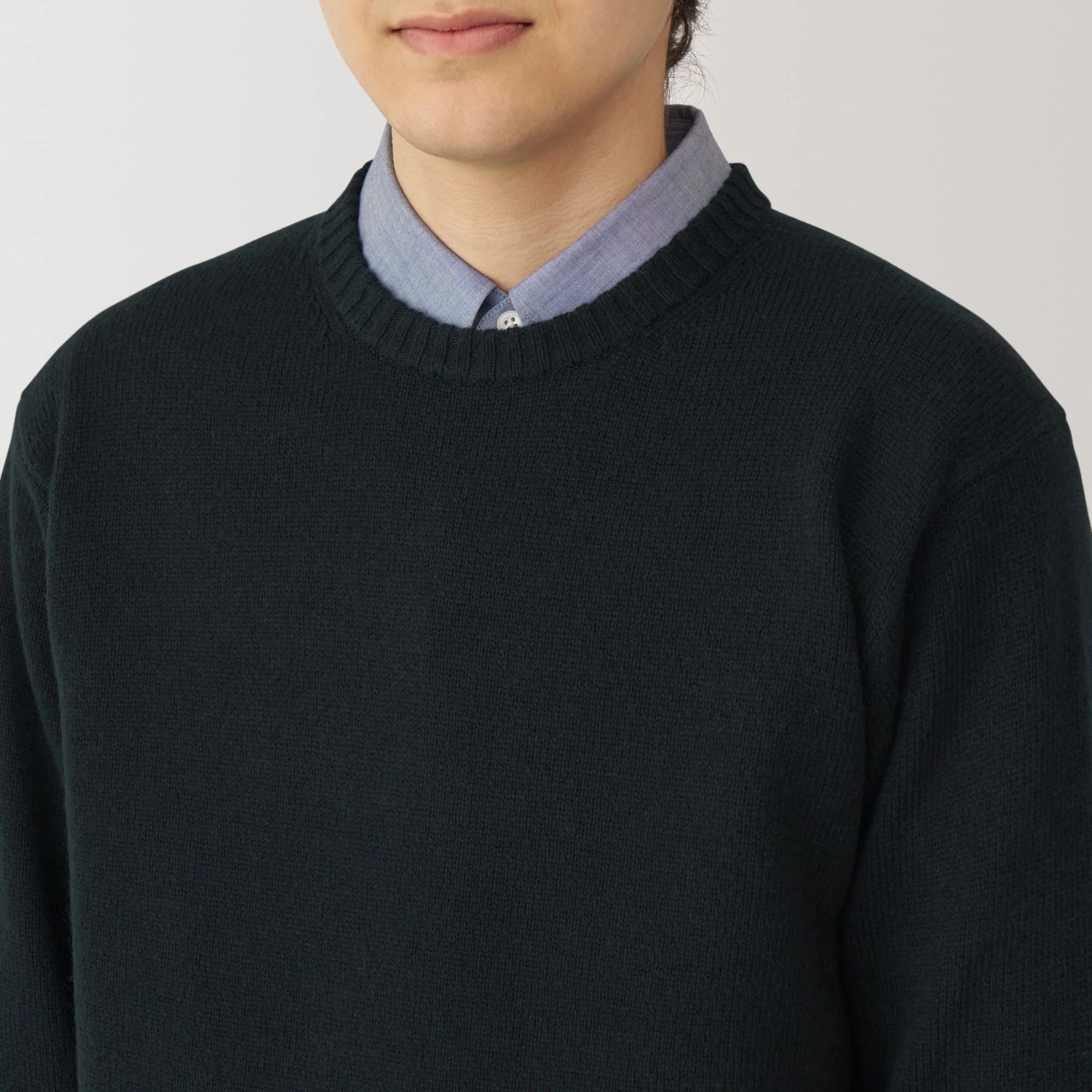 Men's Washable Mid-Gauge Crewneck Sweater - Image 28