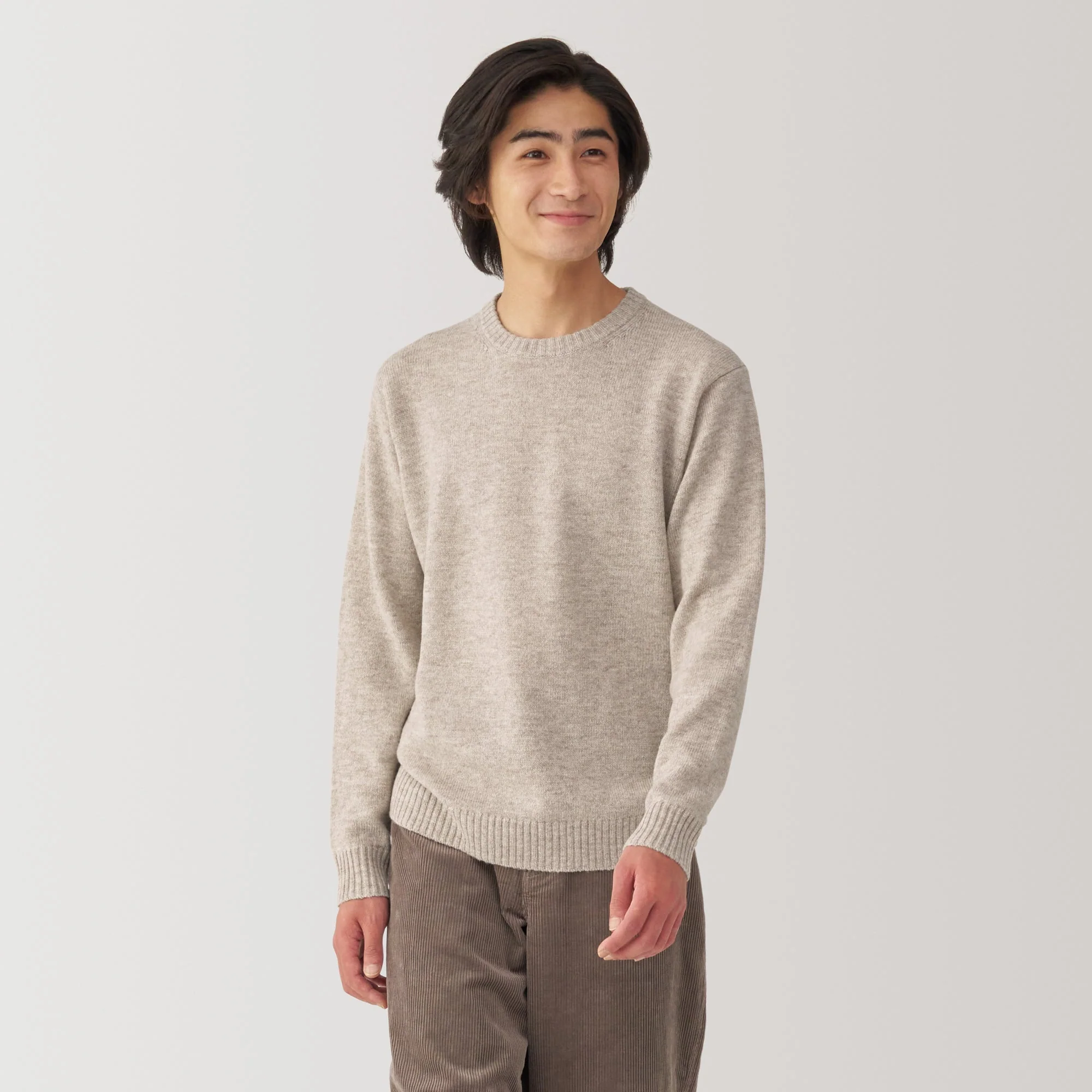 Men's Washable Mid-Gauge Crewneck Sweater - Image 31