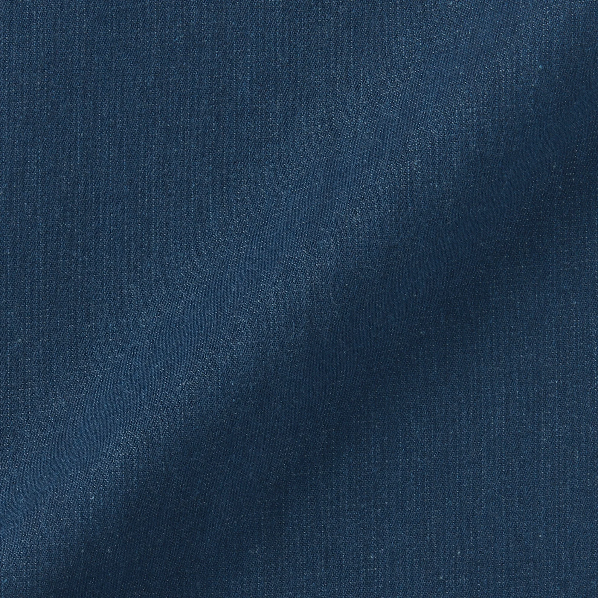 Men's Washed Denim Easy Pants - Dark Navy - Image 9