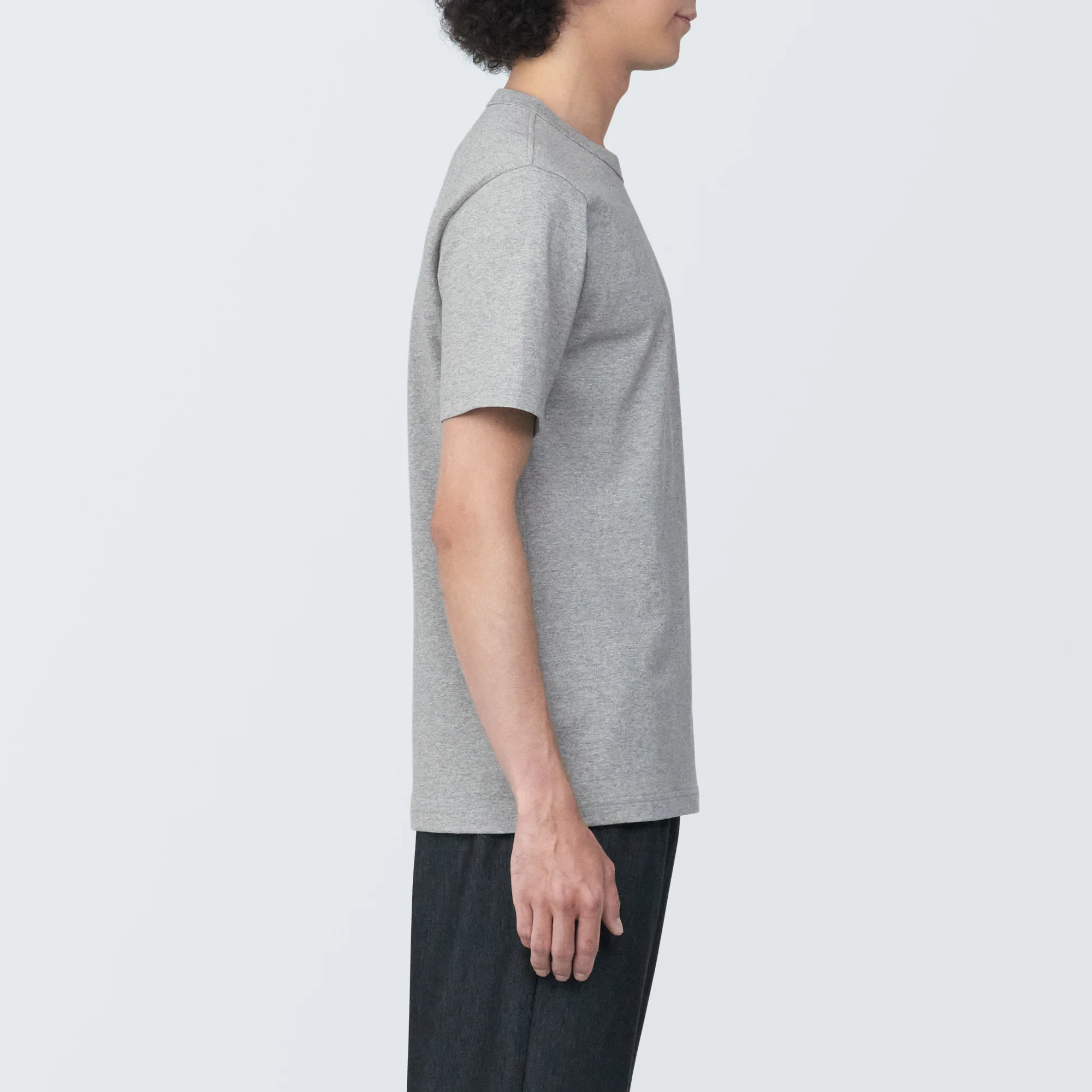 Men's Washed Heavy Weight Crew Neck Short Sleeve T-Shirt - Image 12