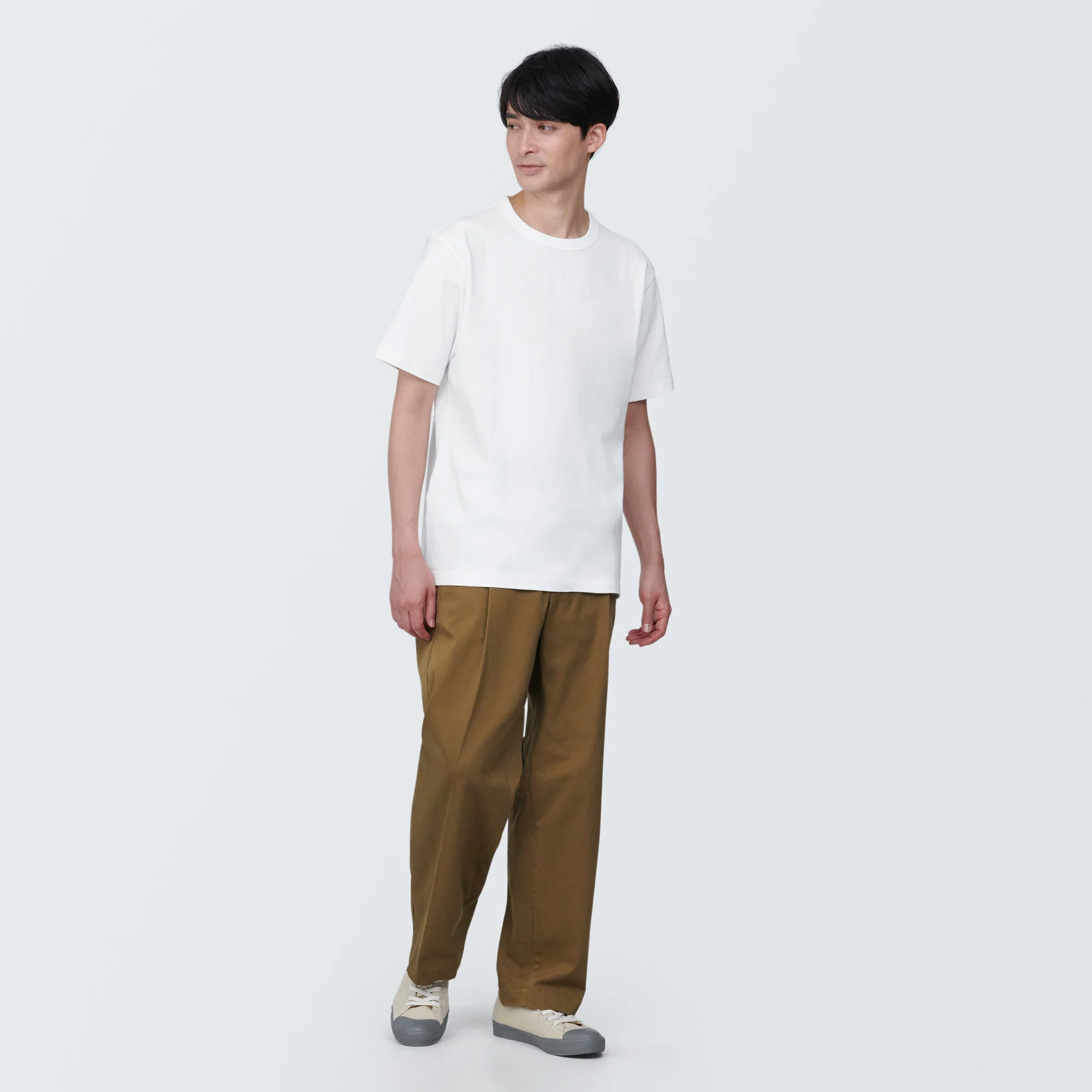 Men's Washed Heavy Weight Crew Neck Short Sleeve T-Shirt - Image 32
