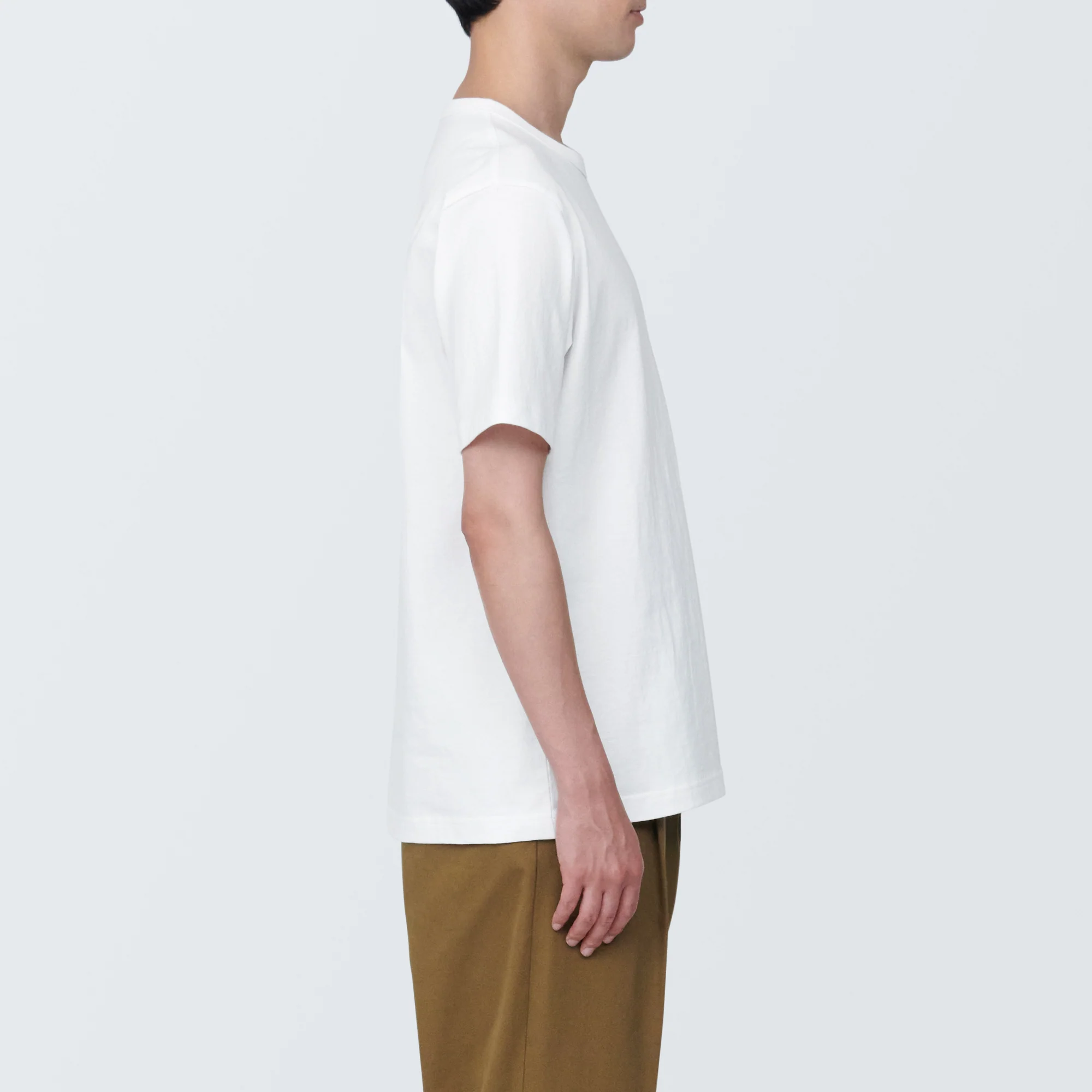 Men's Washed Heavy Weight Crew Neck Short Sleeve T-Shirt - Image 33