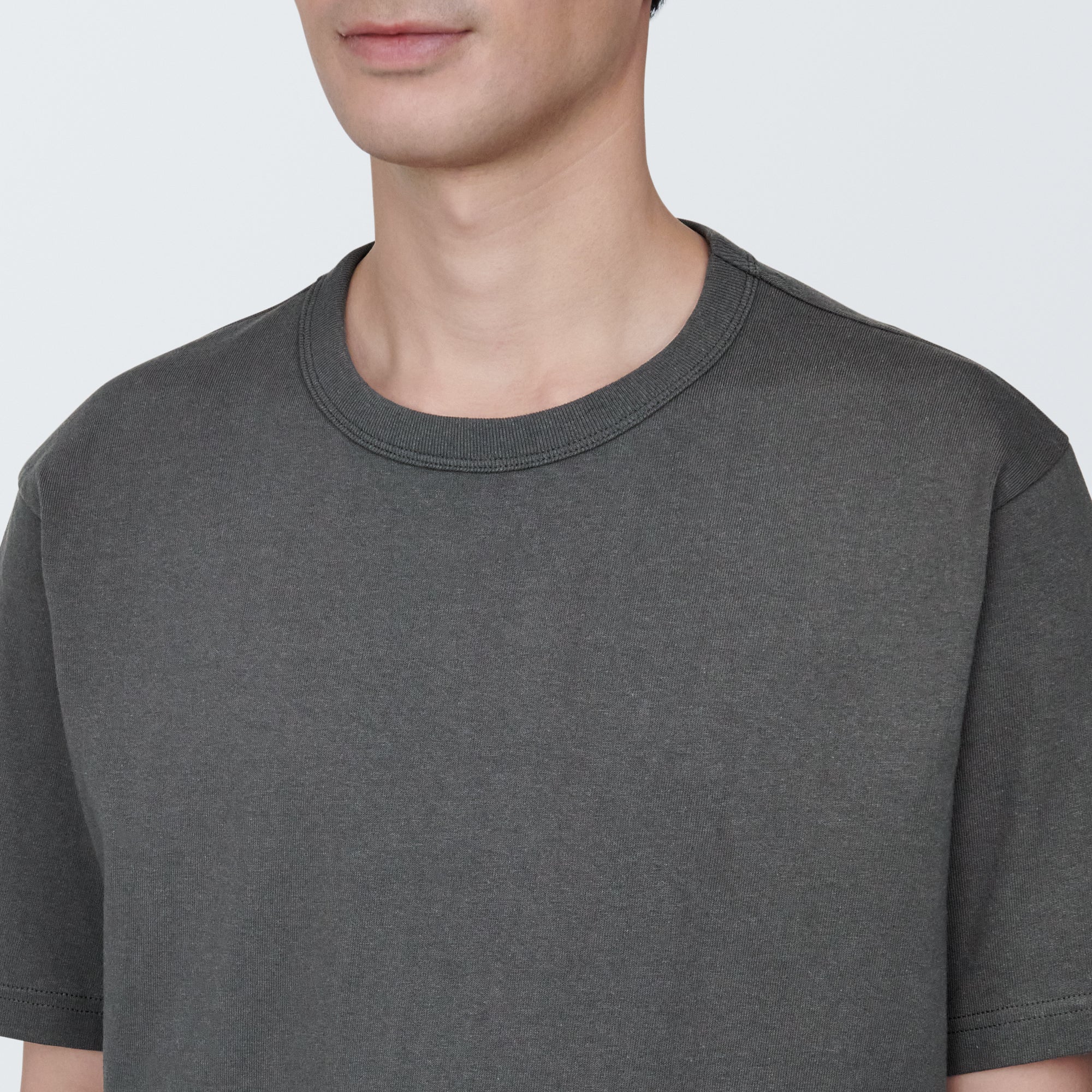 Men's Washed Heavy Weight Crew Neck Short Sleeve T-Shirt - Image 42