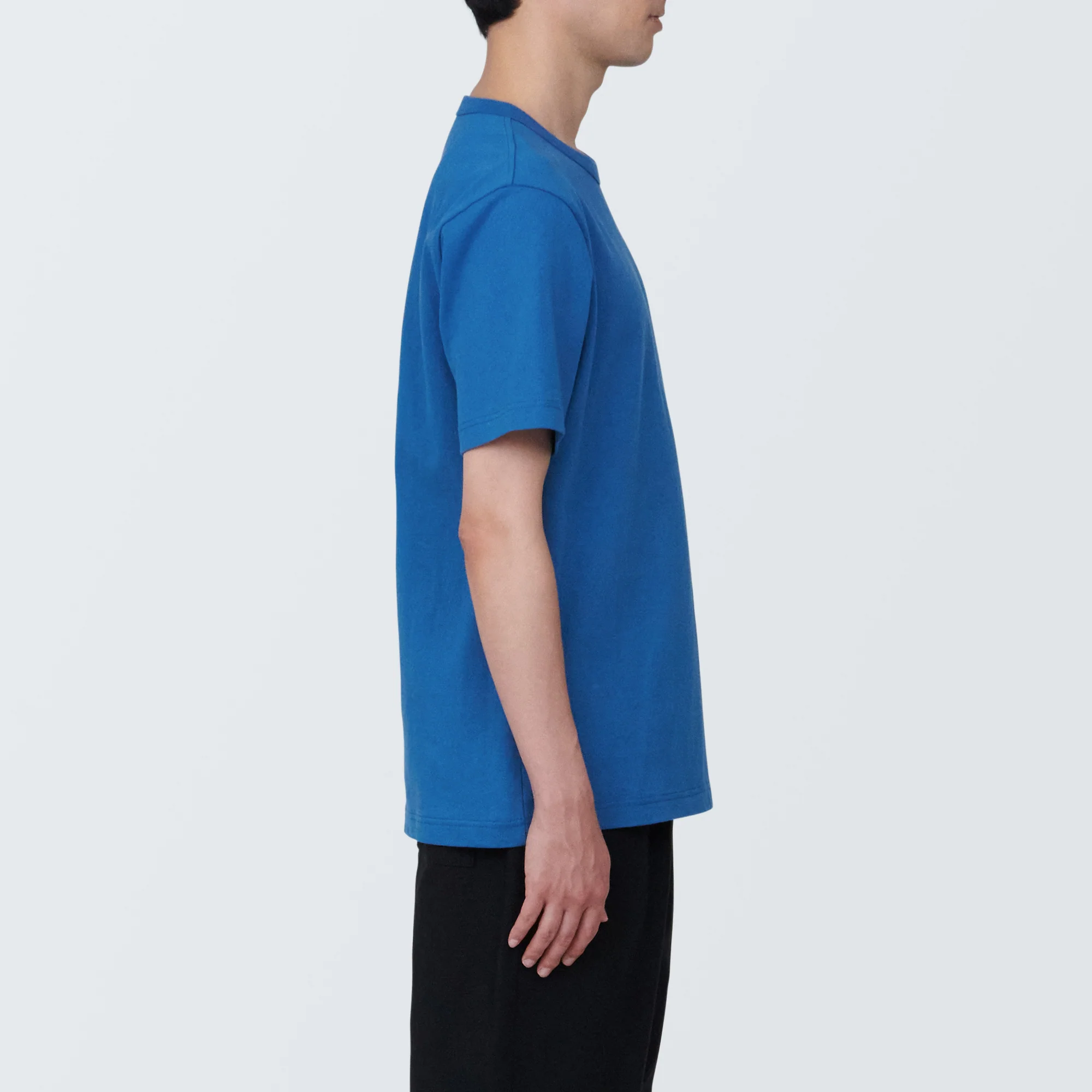 Men's Washed Heavy Weight Crew Neck Short Sleeve T-Shirt - Image 5