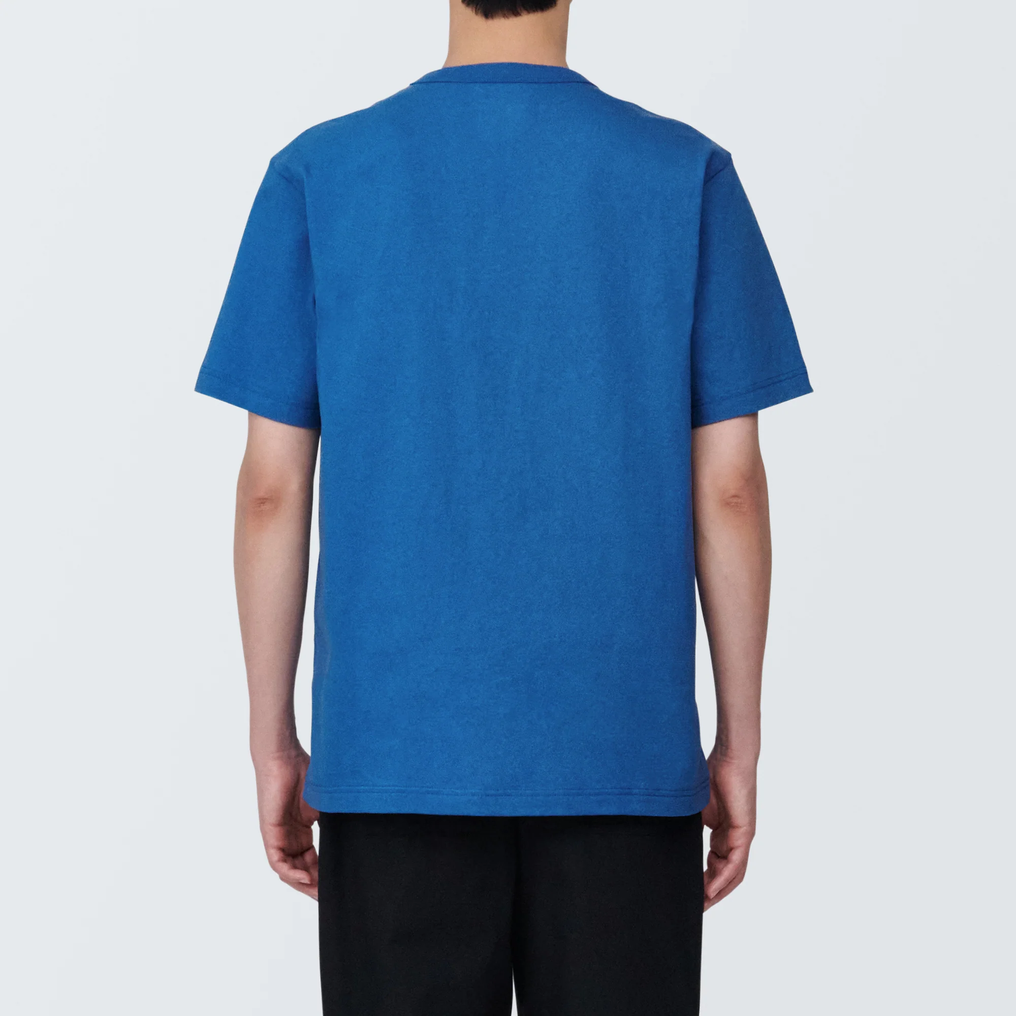 Men's Washed Heavy Weight Crew Neck Short Sleeve T-Shirt - Image 6