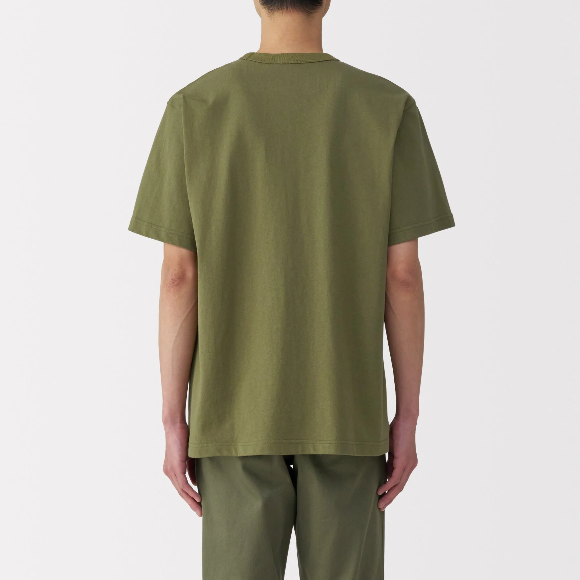 Men's Washed Heavyweight Crewneck T-Shirt - Image 20