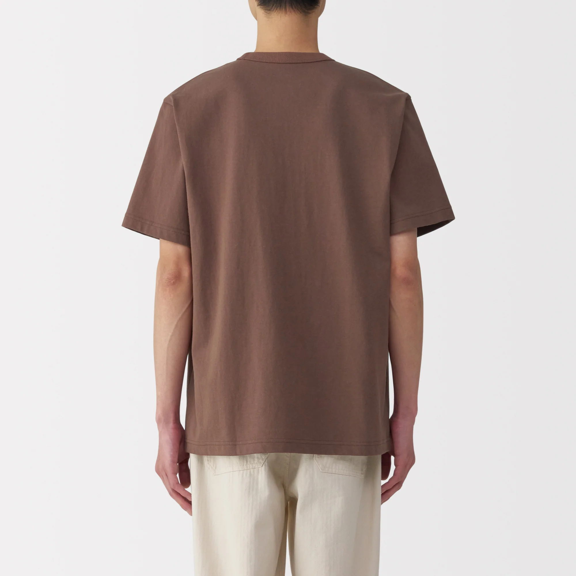 Men's Washed Heavyweight Crewneck T-Shirt - Image 49
