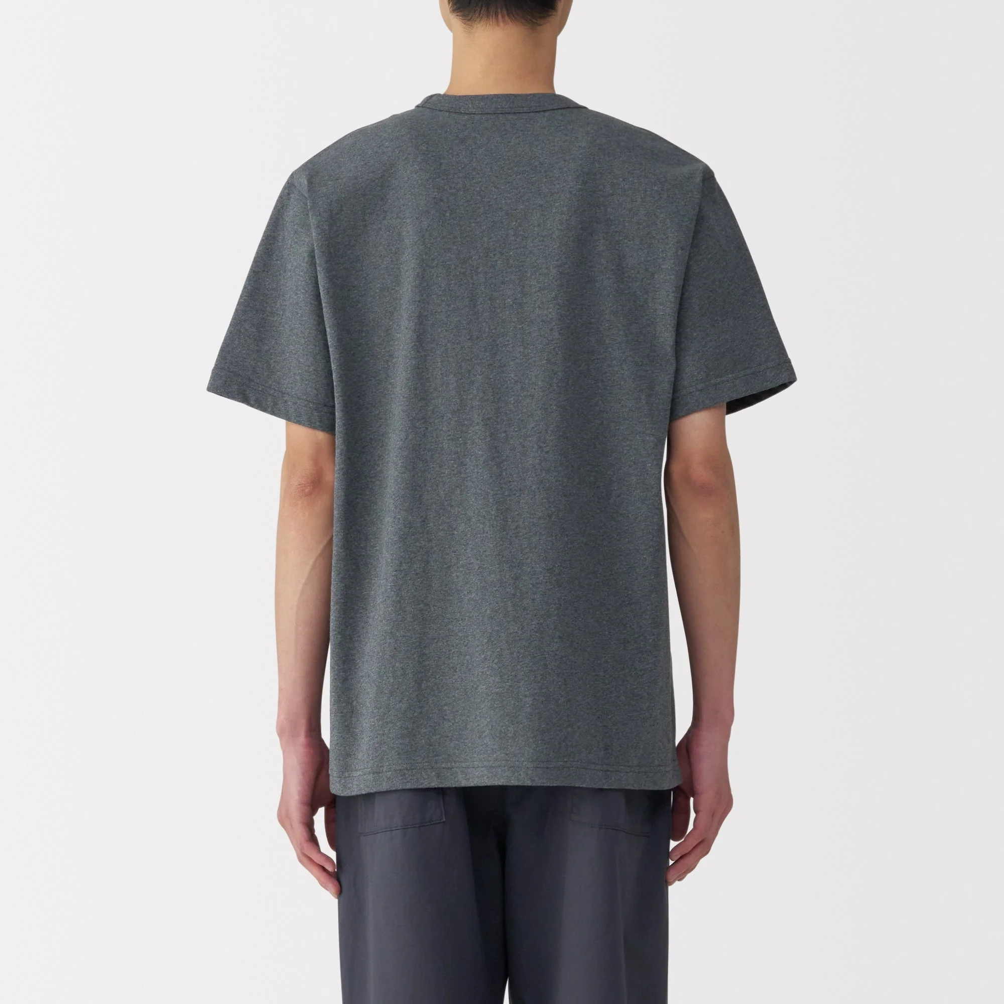Men's Washed Heavyweight Crewneck T-Shirt - Image 6