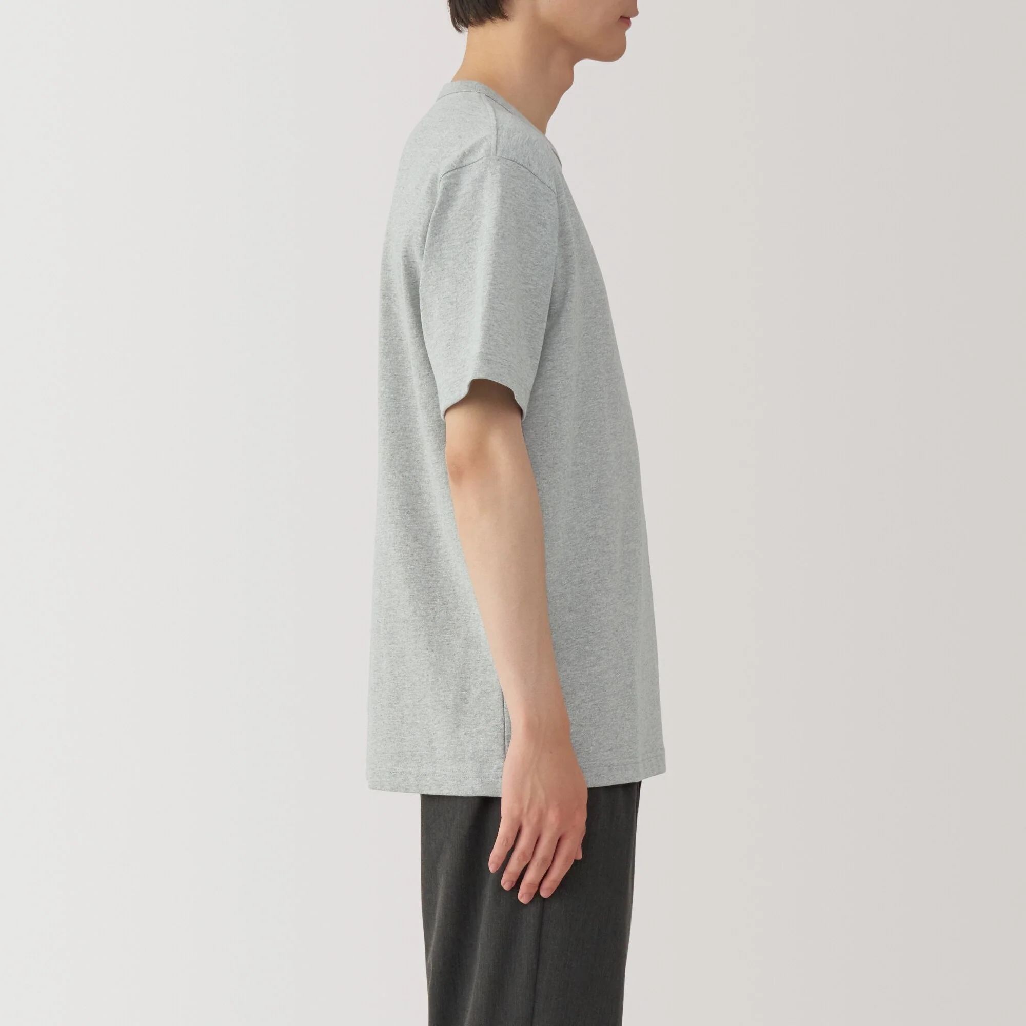 Men's Washed Heavyweight Crewneck T-Shirt - Image 19