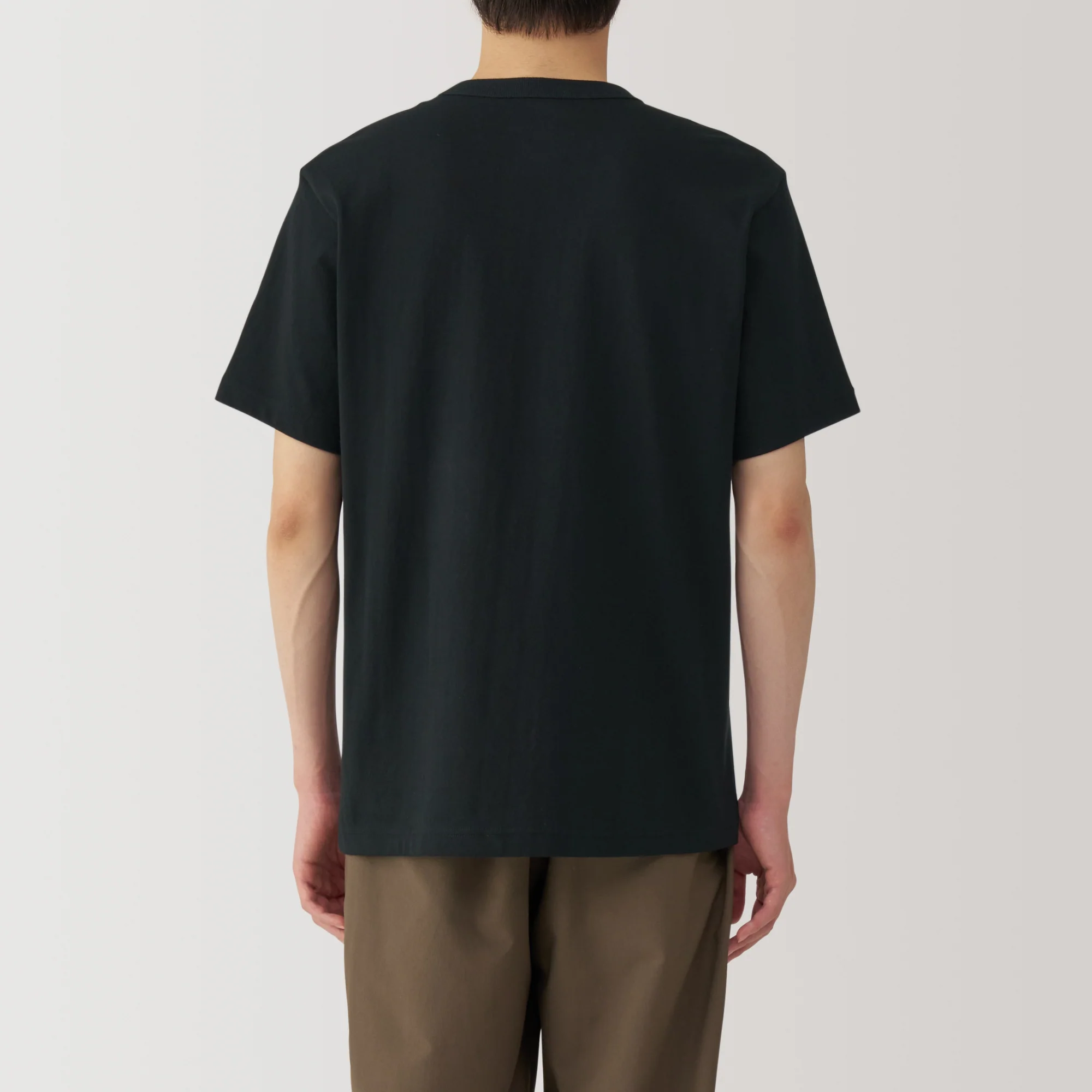Men's Washed Heavyweight Crewneck T-Shirt - Image 34