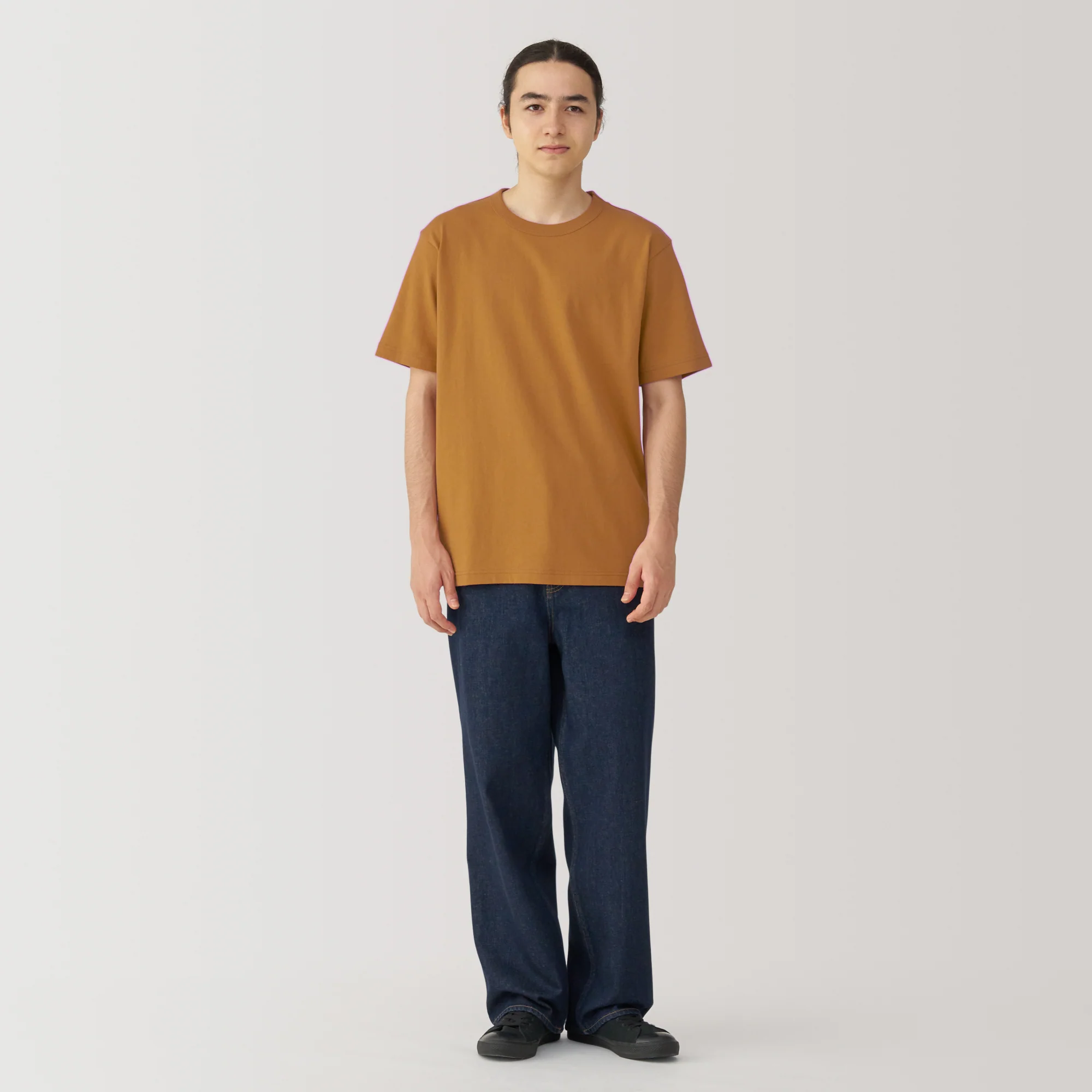 Men's Washed Heavyweight Crewneck T-Shirt - Image 39