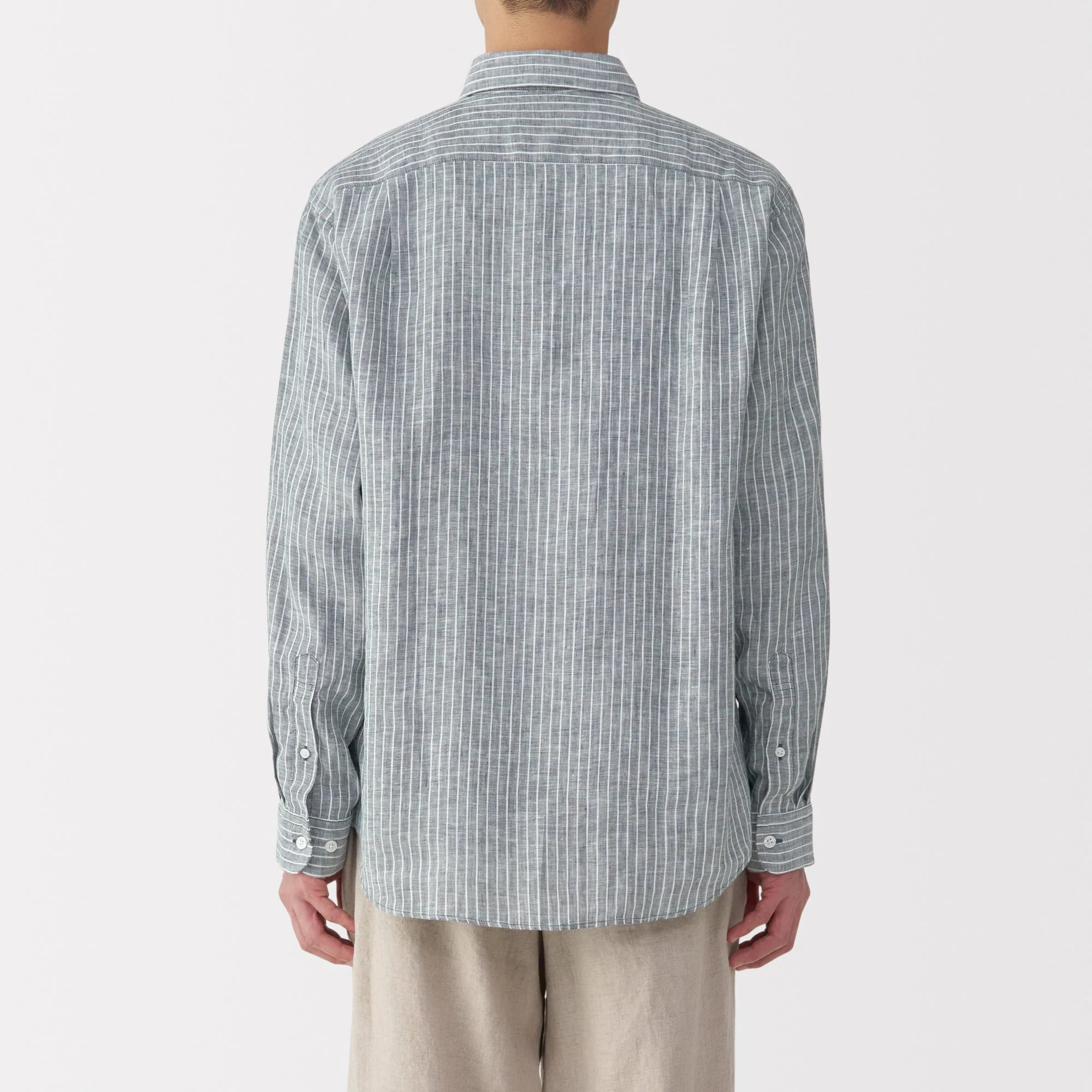 Men's Washed Linen Shirt - Image 39