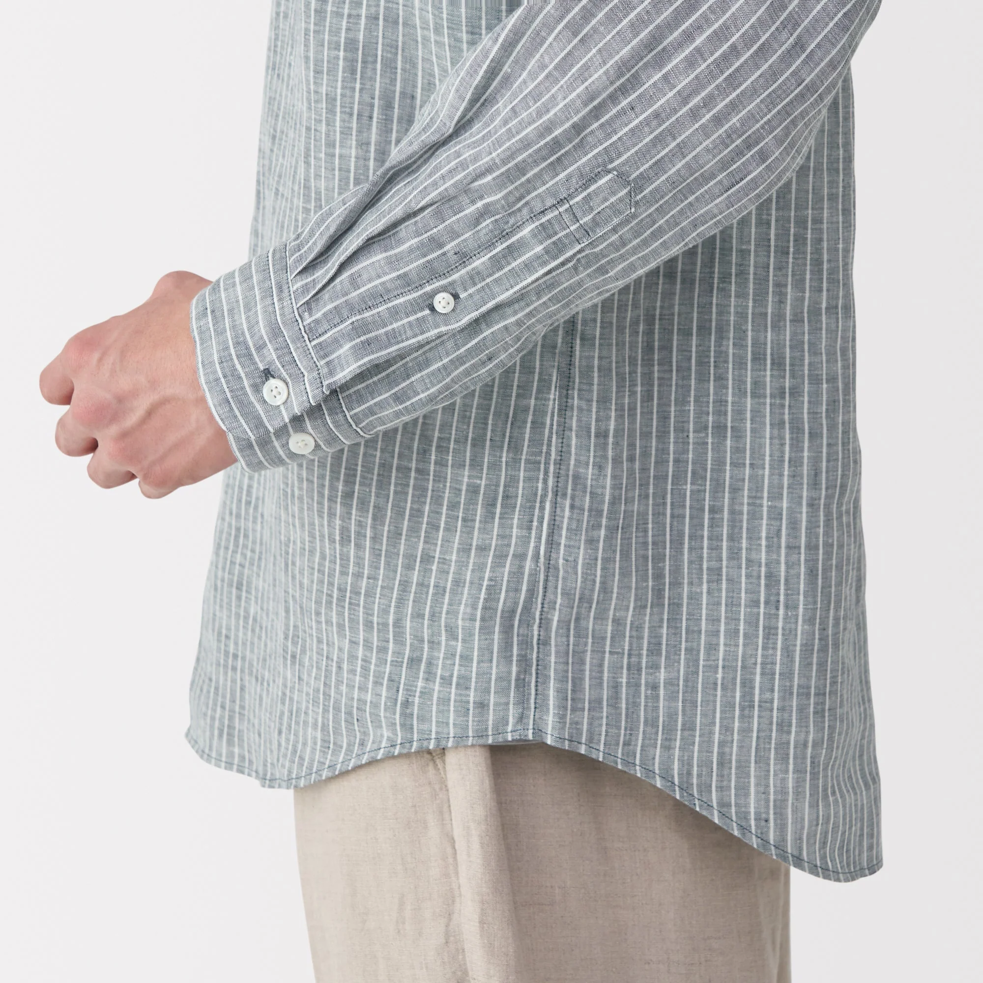 Men's Washed Linen Shirt - Image 41
