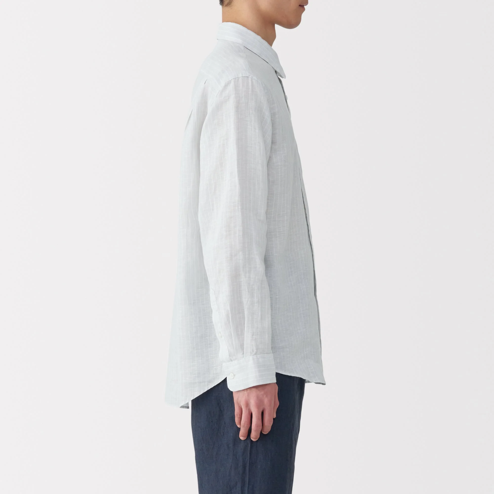 Men's Washed Linen Shirt - Image 46