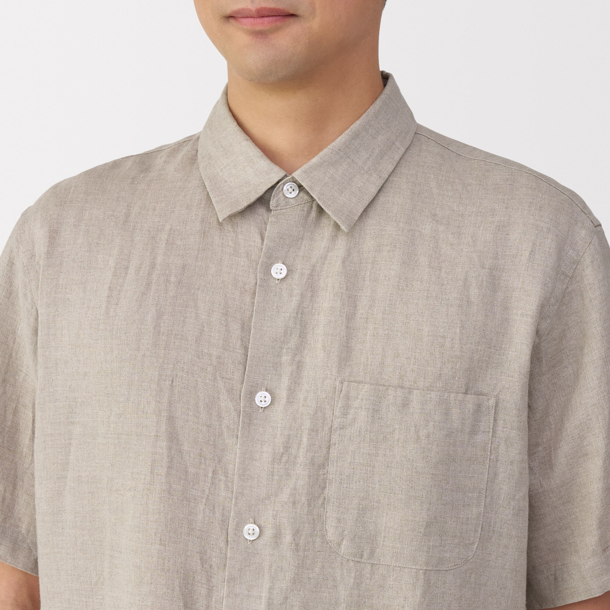 Men's Washed Linen Shirt - Image 7