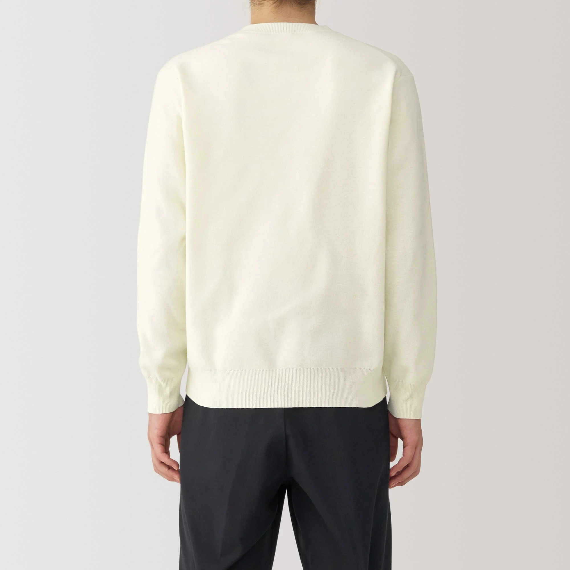 Men's Washed Milano Ribbed Crewneck Sweater - Image 13